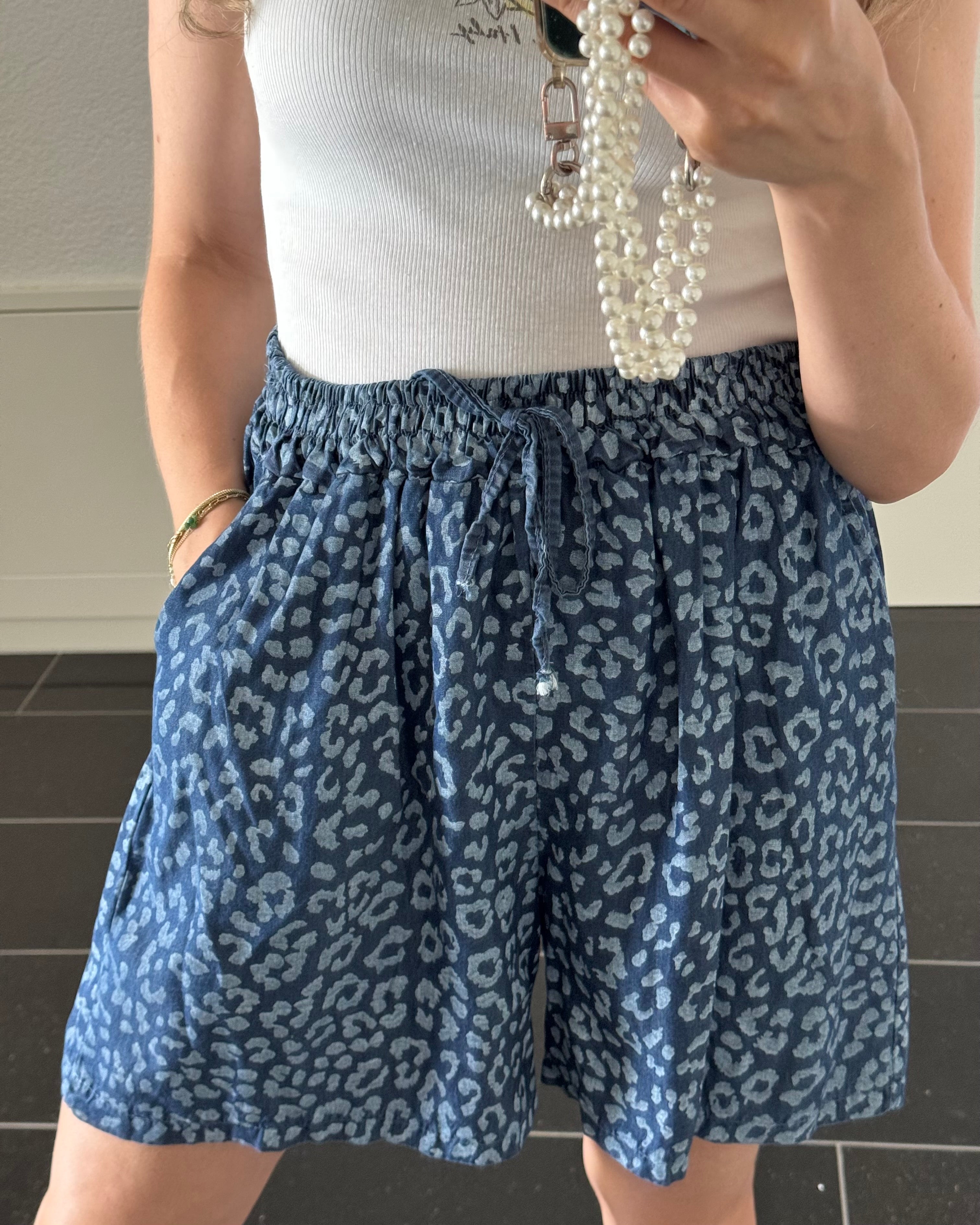 EINZELTEIL Shorts Denimlook  VOM UMTAUSCH AUSGESCHLOSSEN