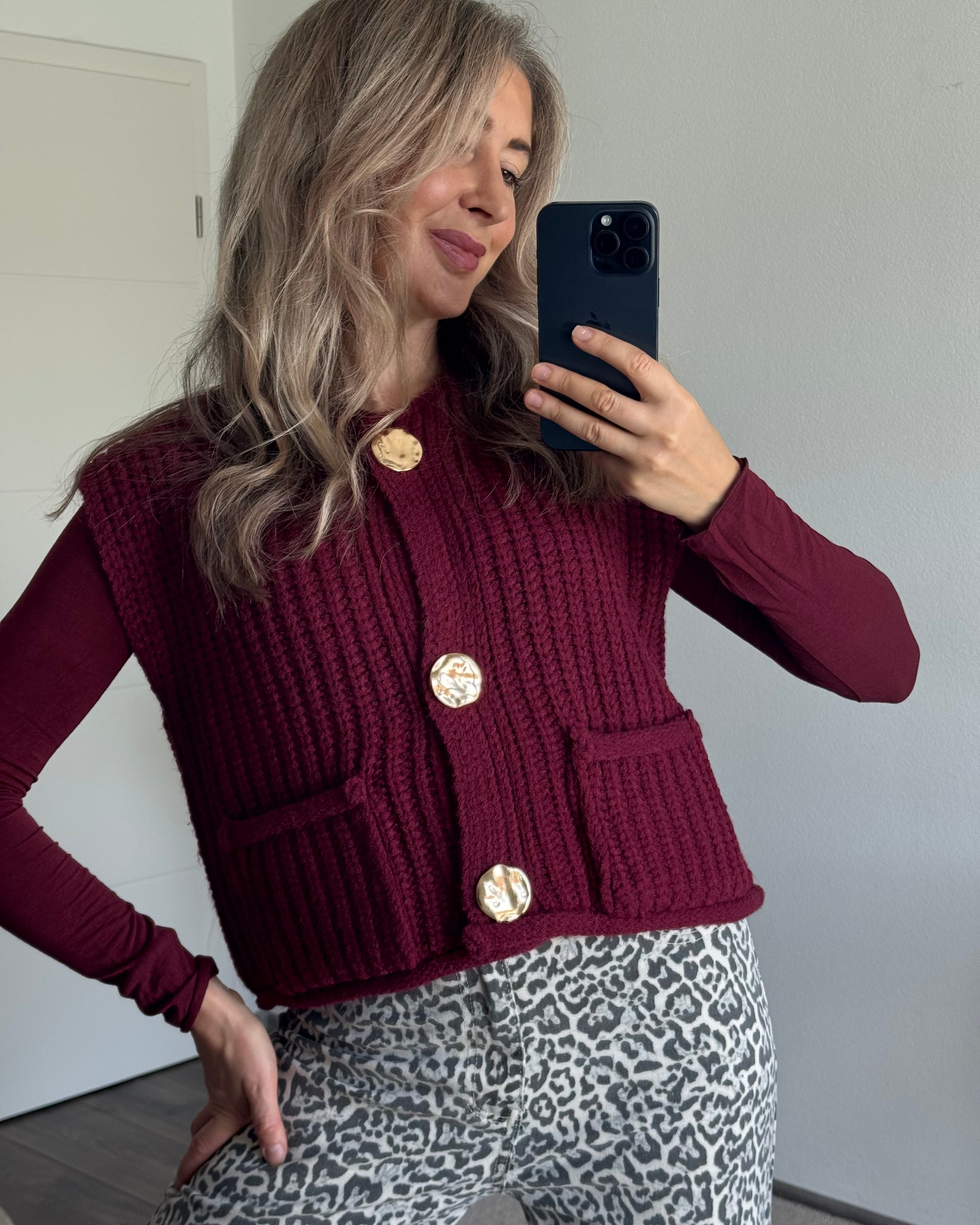 Supersoft & Stretchy Basictop BORDEAUX