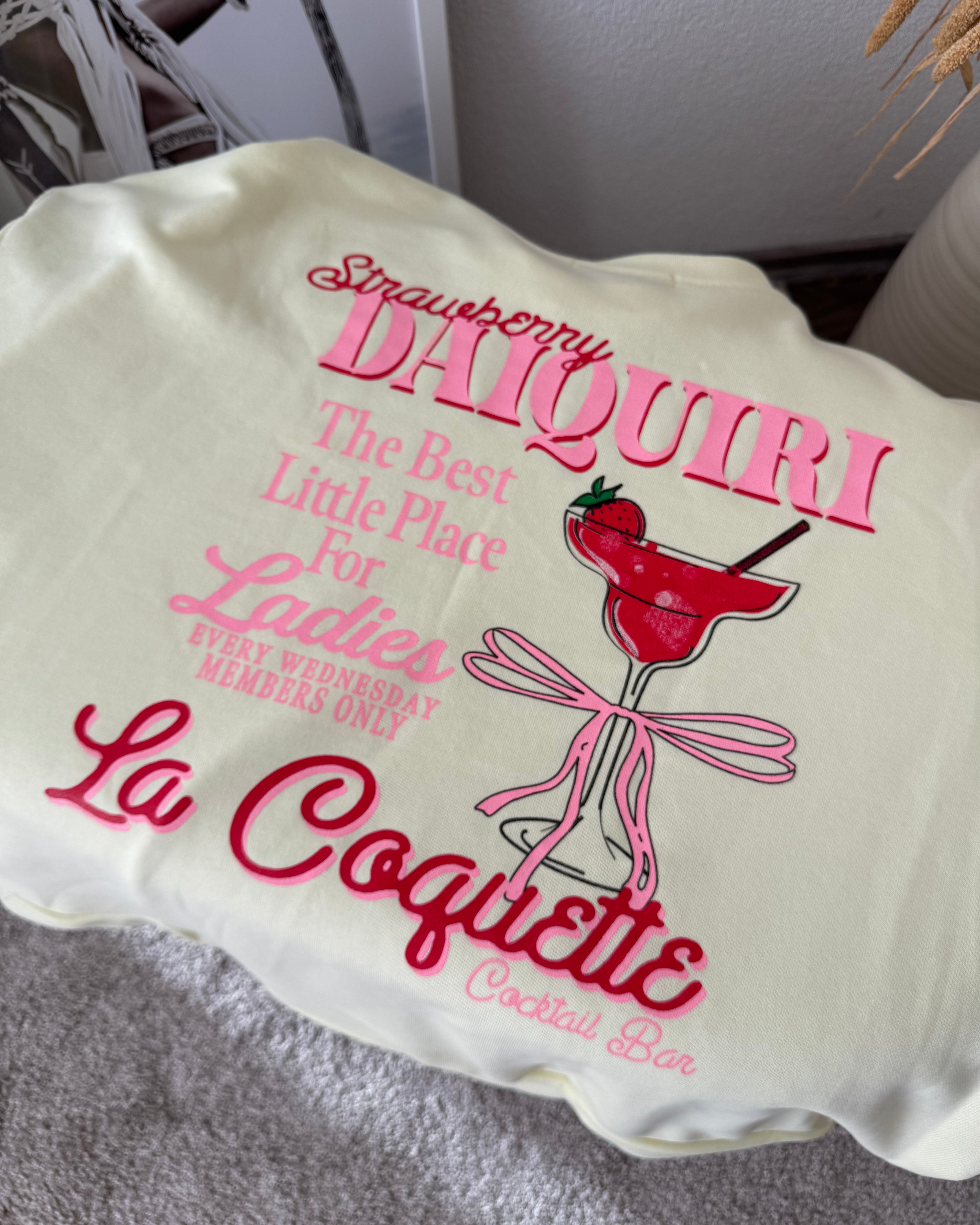 Sweater strawberry daiquiri