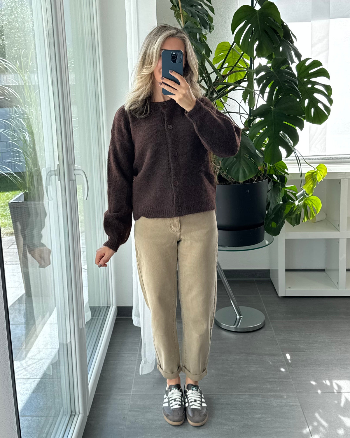 supersoft Cardigan Braun