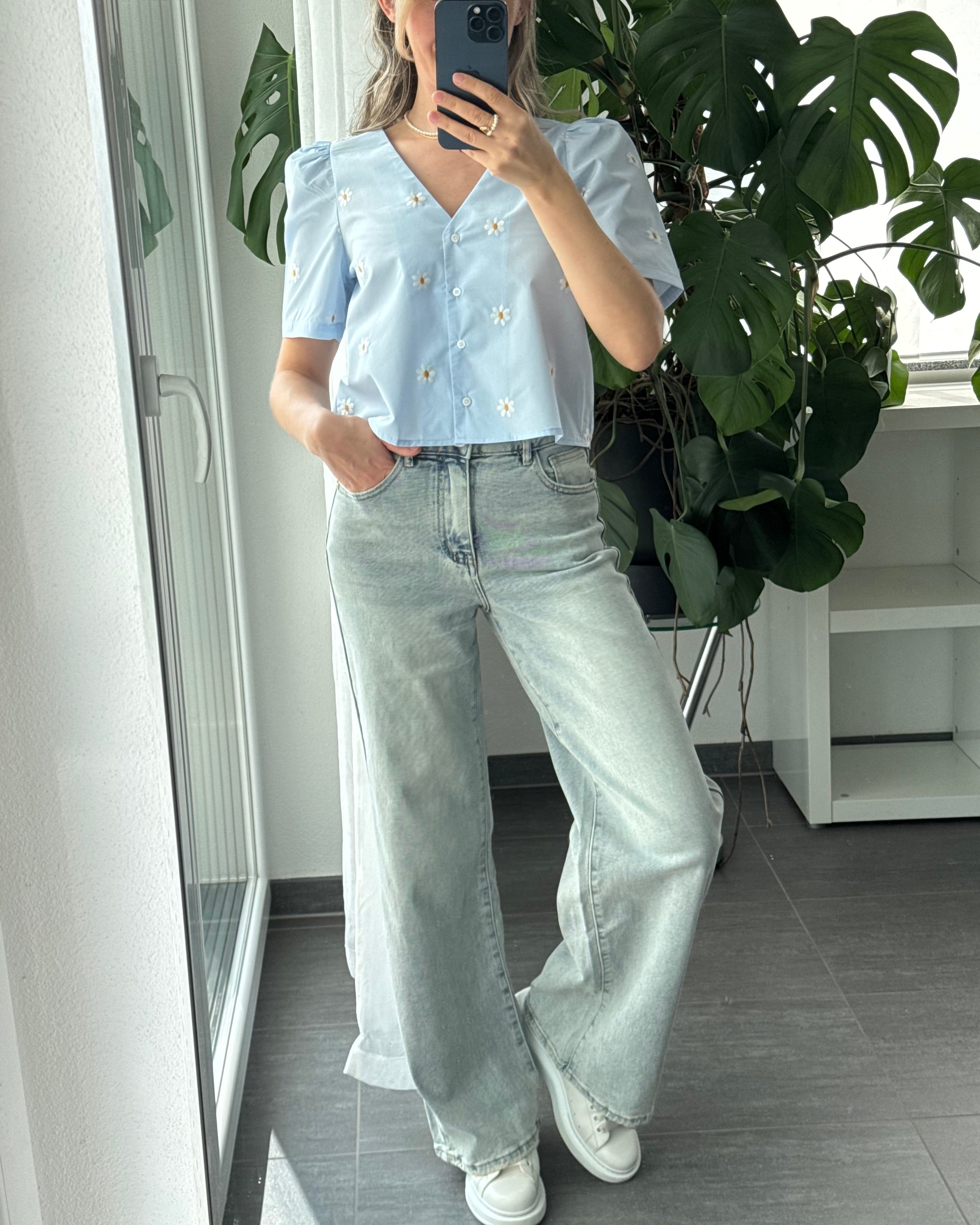 Wide leg Jeans Vintage Light Blue