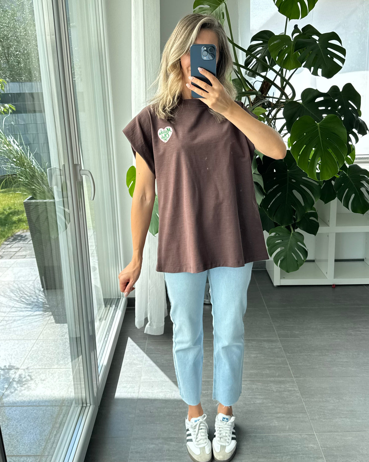 Shirt Uni Matcha Club braun
