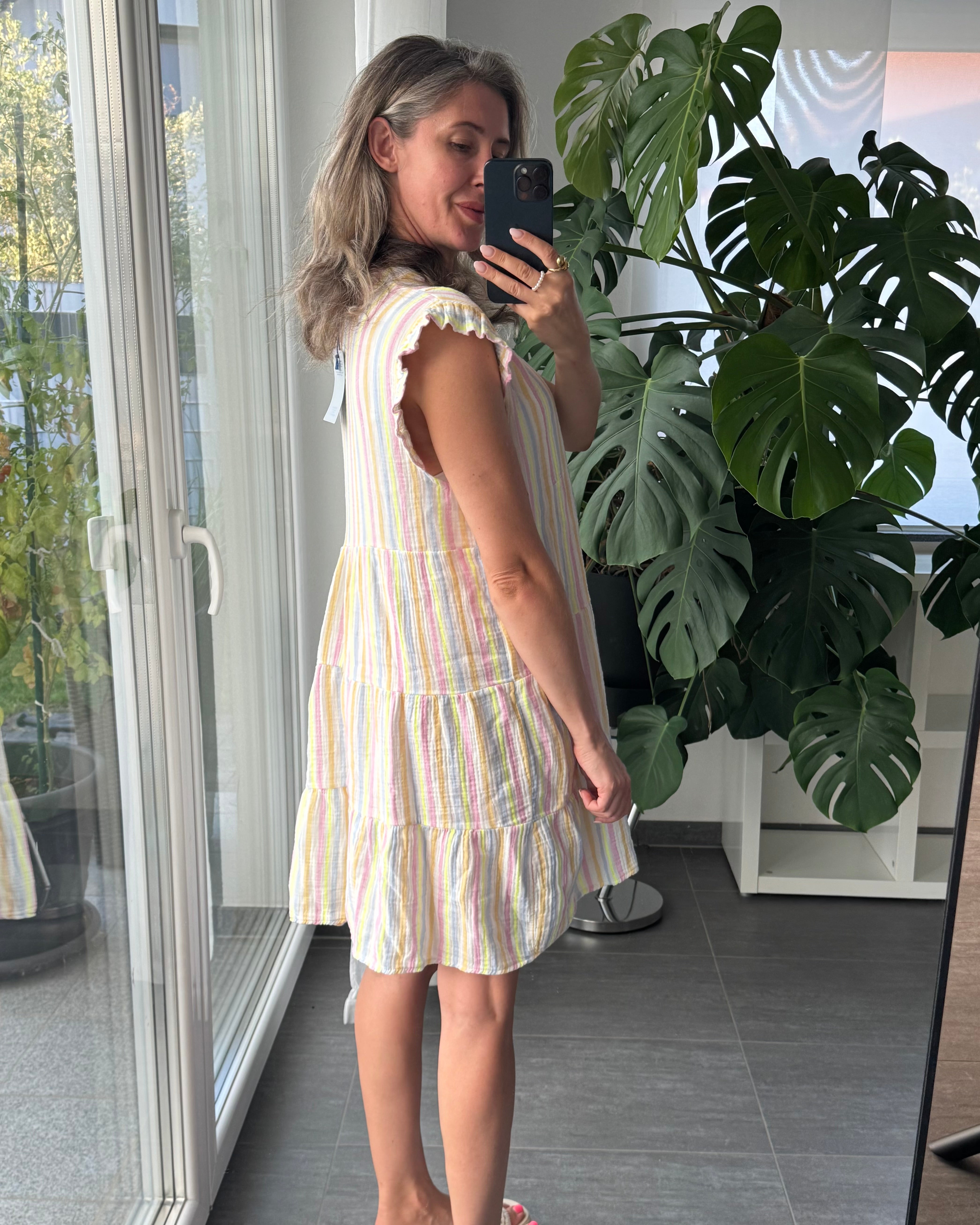 Musselinkleid Leni Pastel