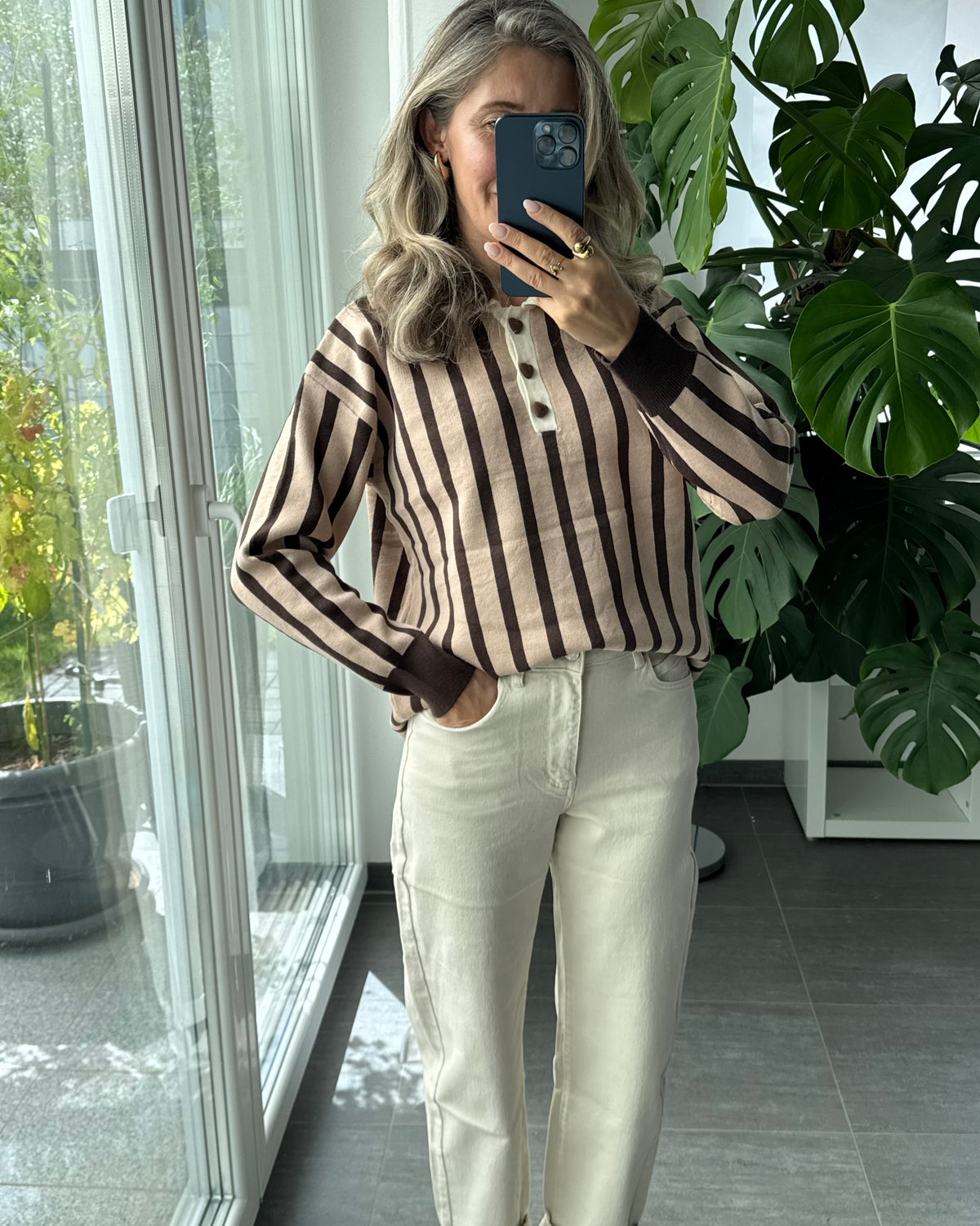 Strick-Polo Amélie Camel