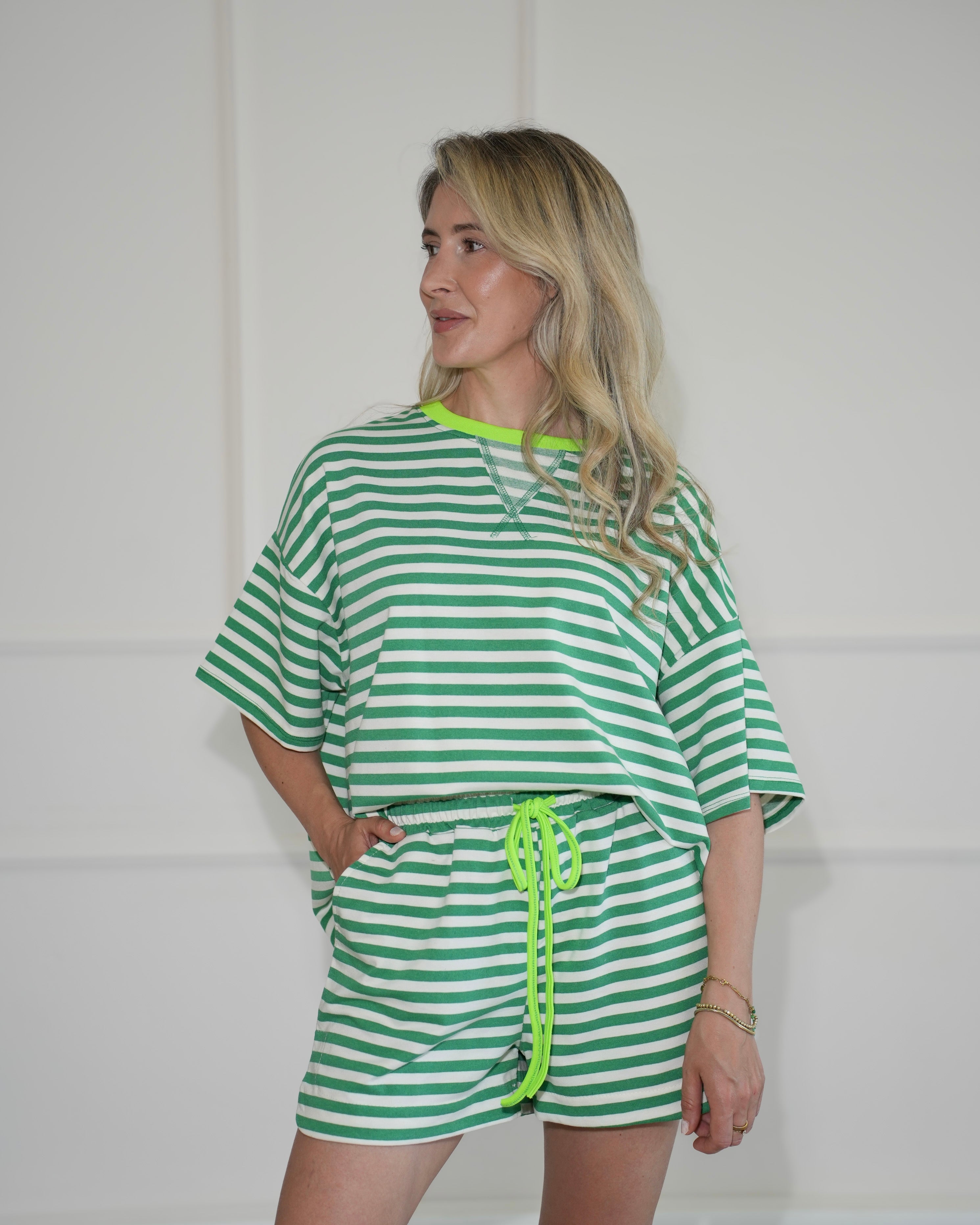 T-Shirt Summer Stripes GRÜN
