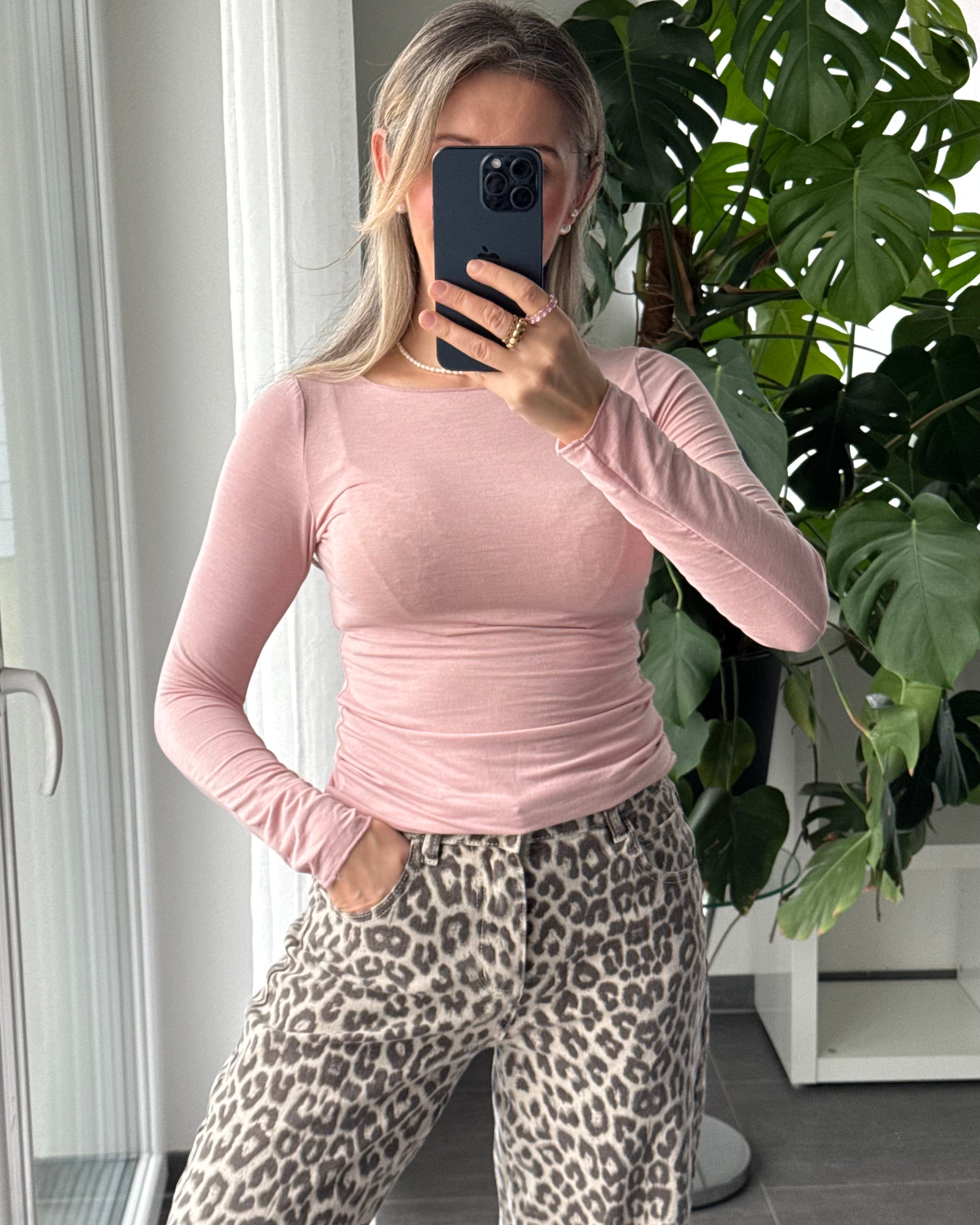 Supersoft & Stretchy Basictop Rosa