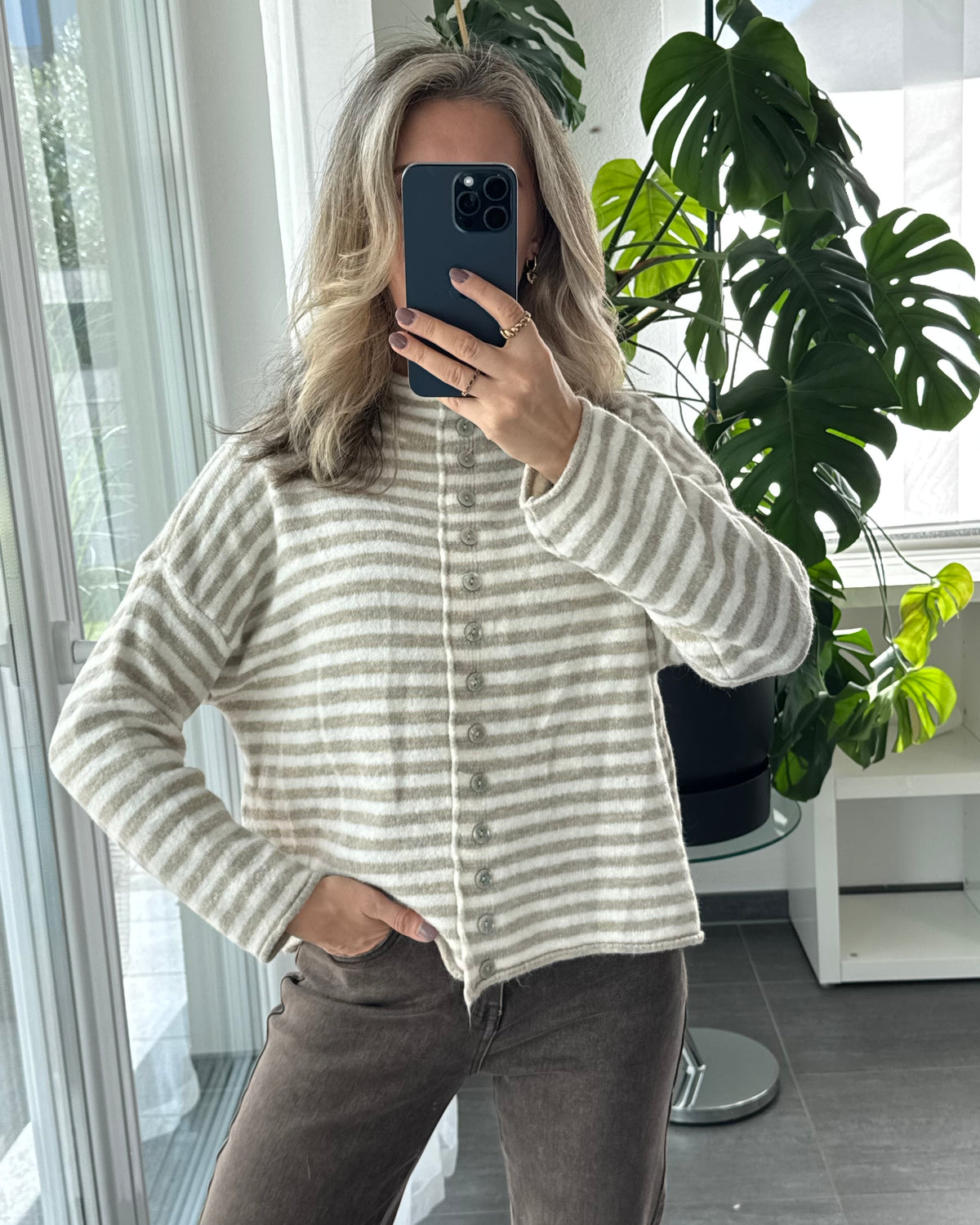 Cardigan Cozy Days Beige Creme