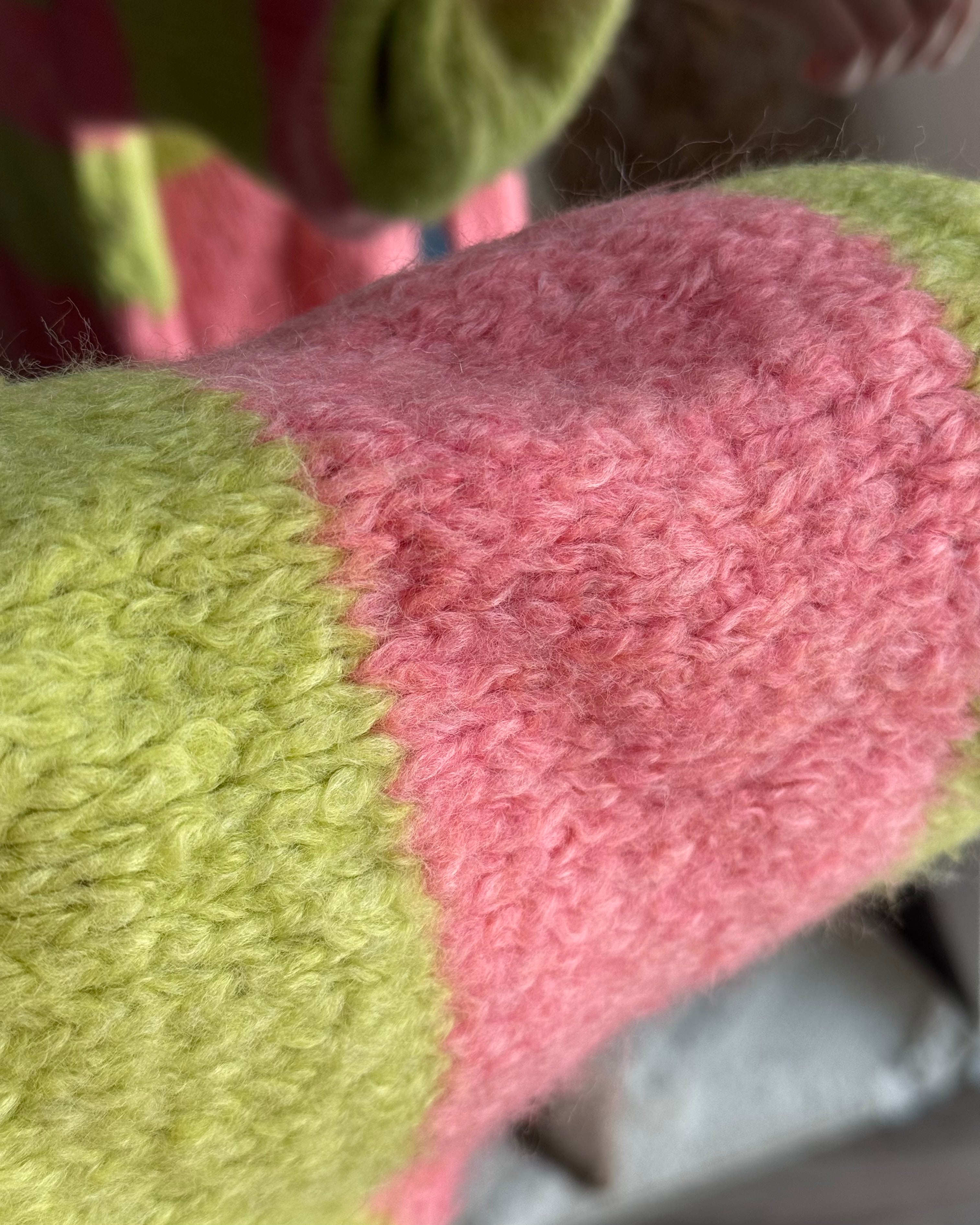 Cardigan mit Schleifen Langarm Kiwi Rosa