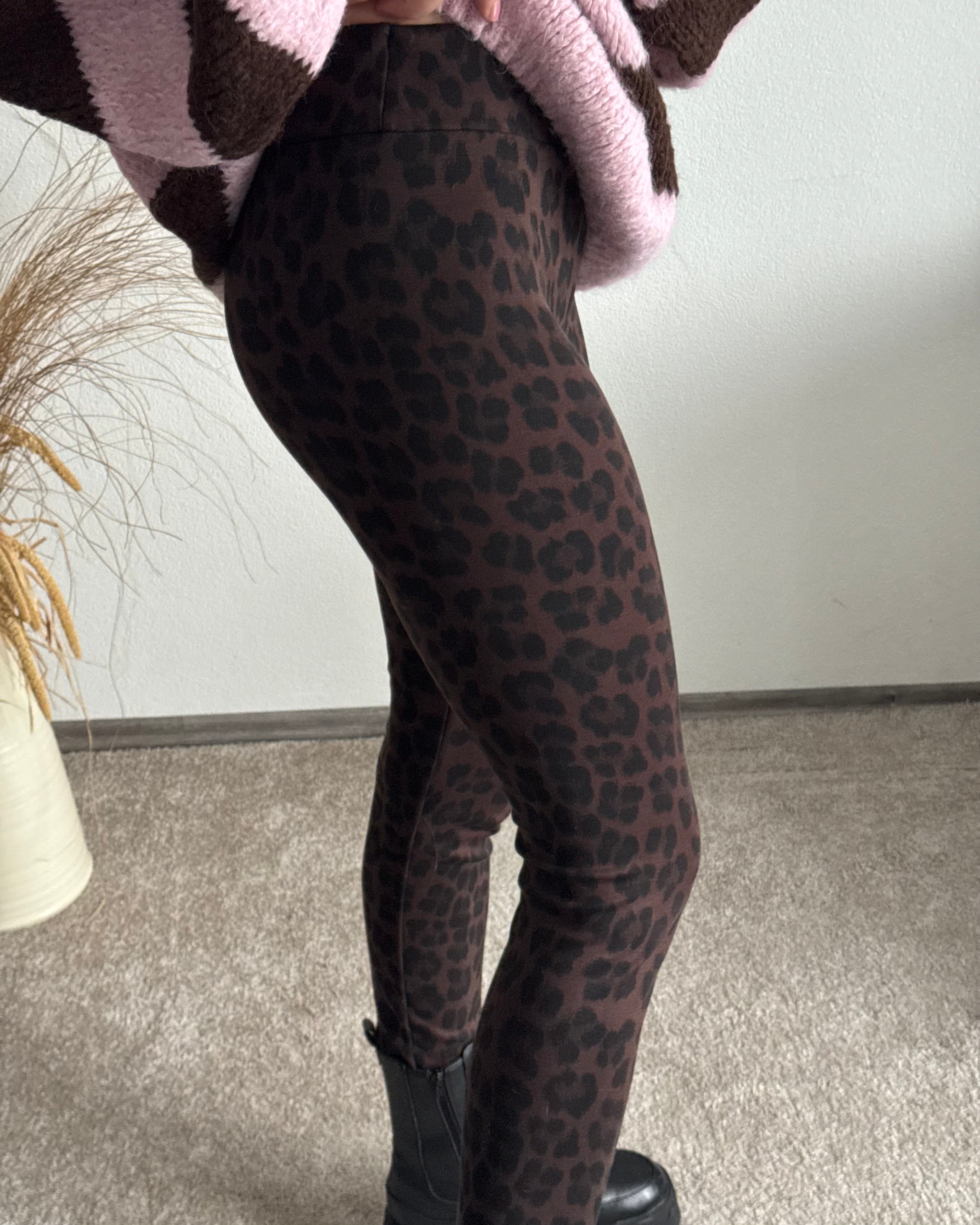 DICKERE LEO LEGGINGS BRAUN SCHWARZ