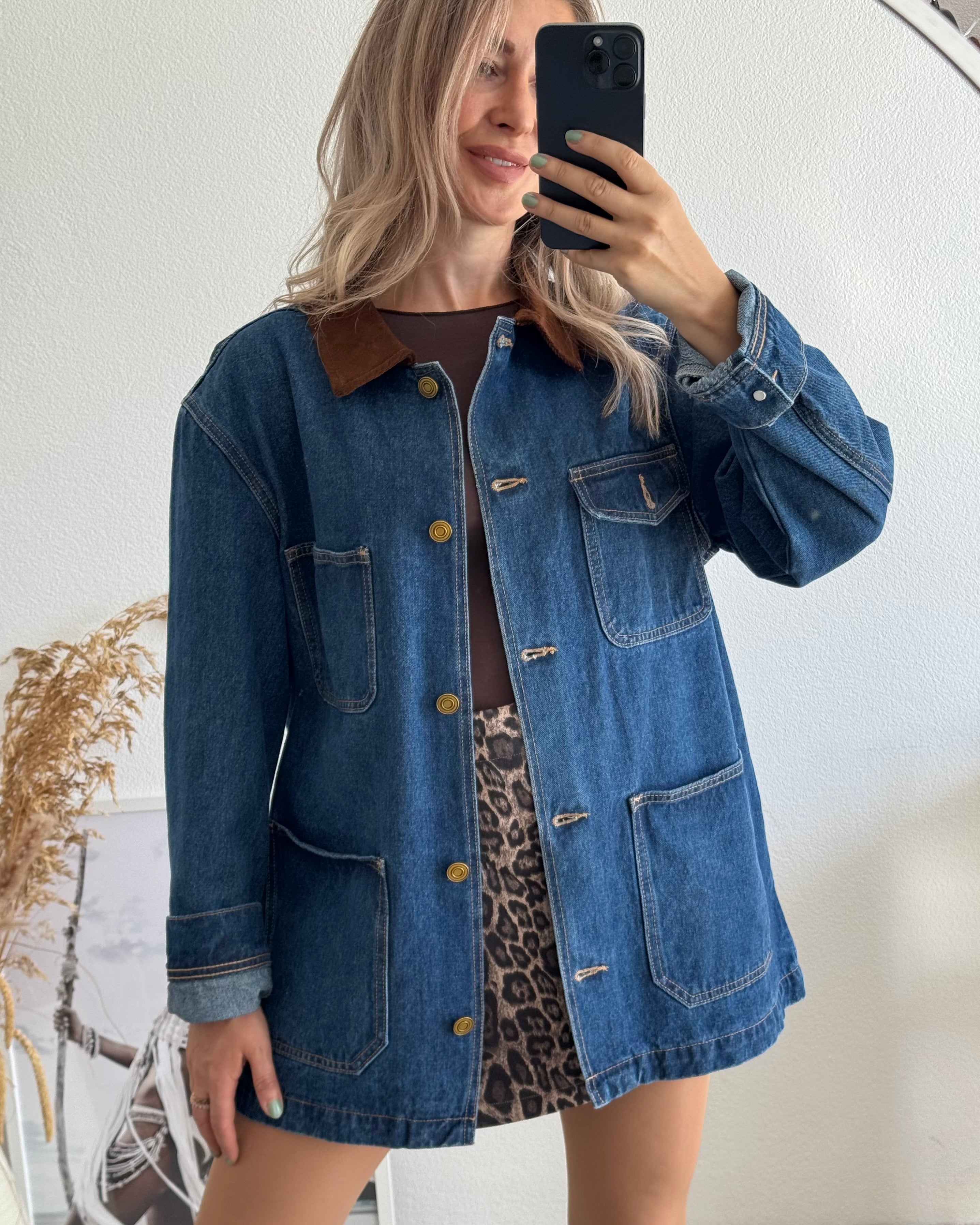 Oversize Jeansjacke