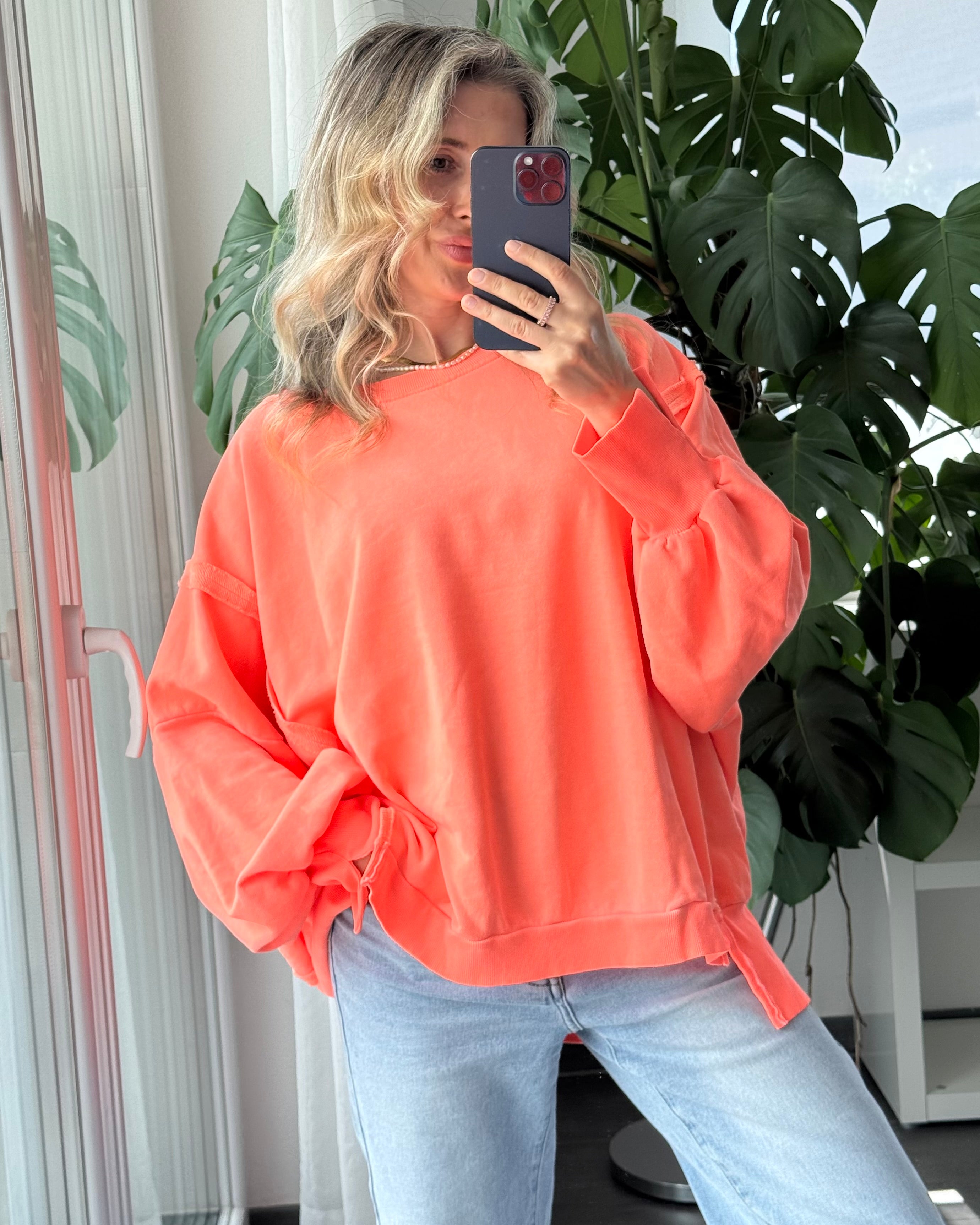 Oversize Sweater Weekend Neon Orange