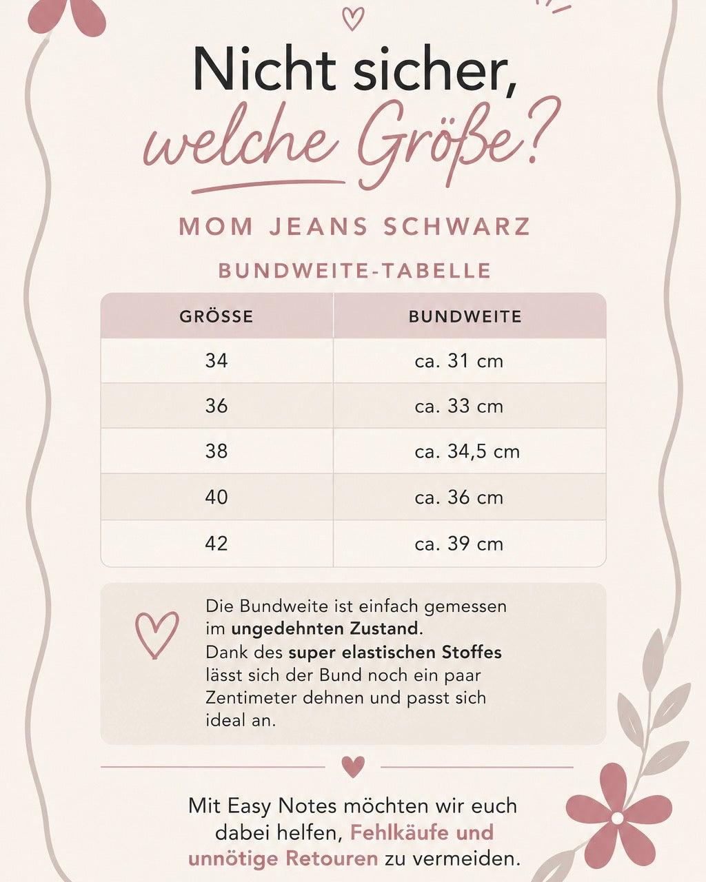 MOM JEANS Schwarz