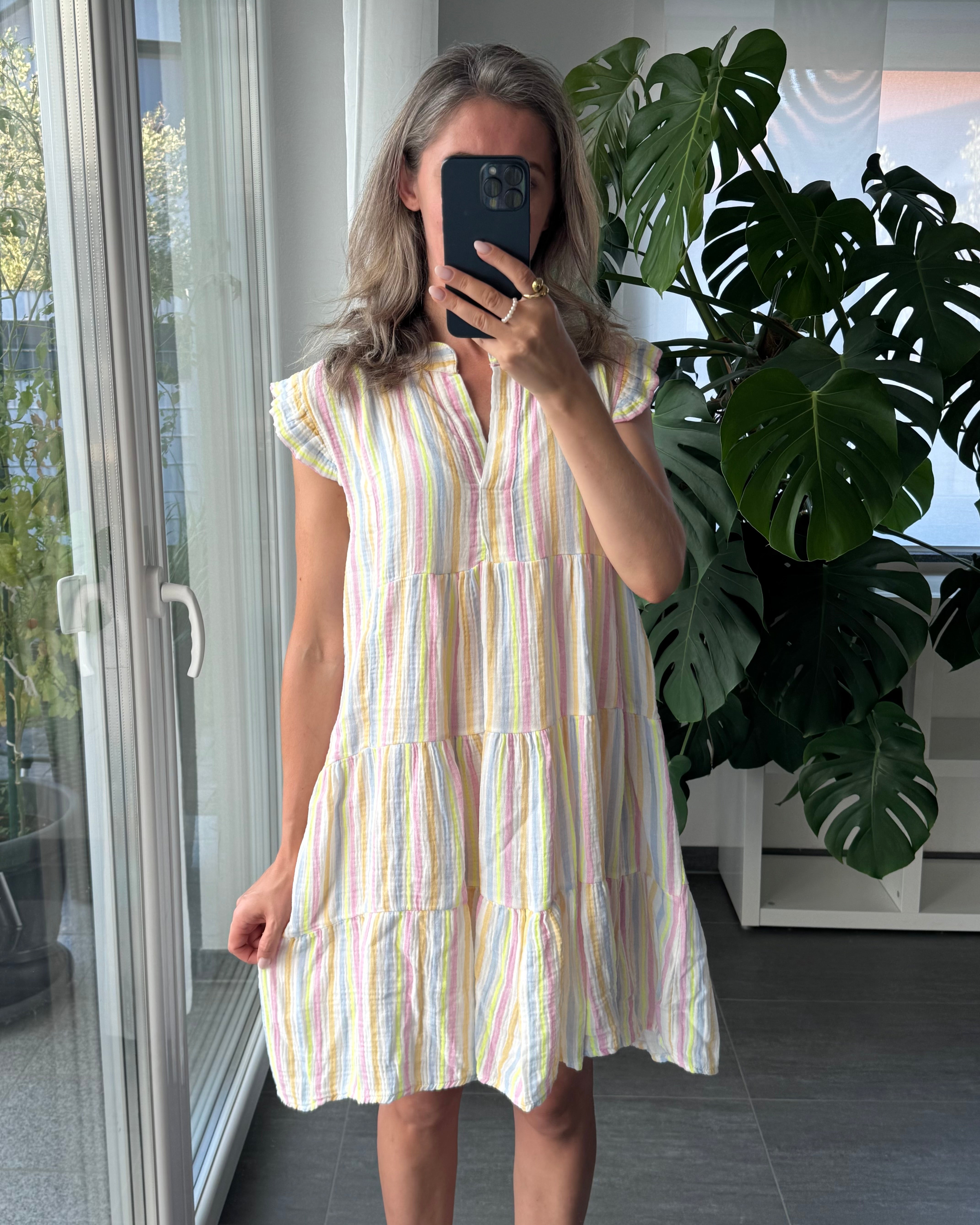 Musselinkleid Leni Pastel