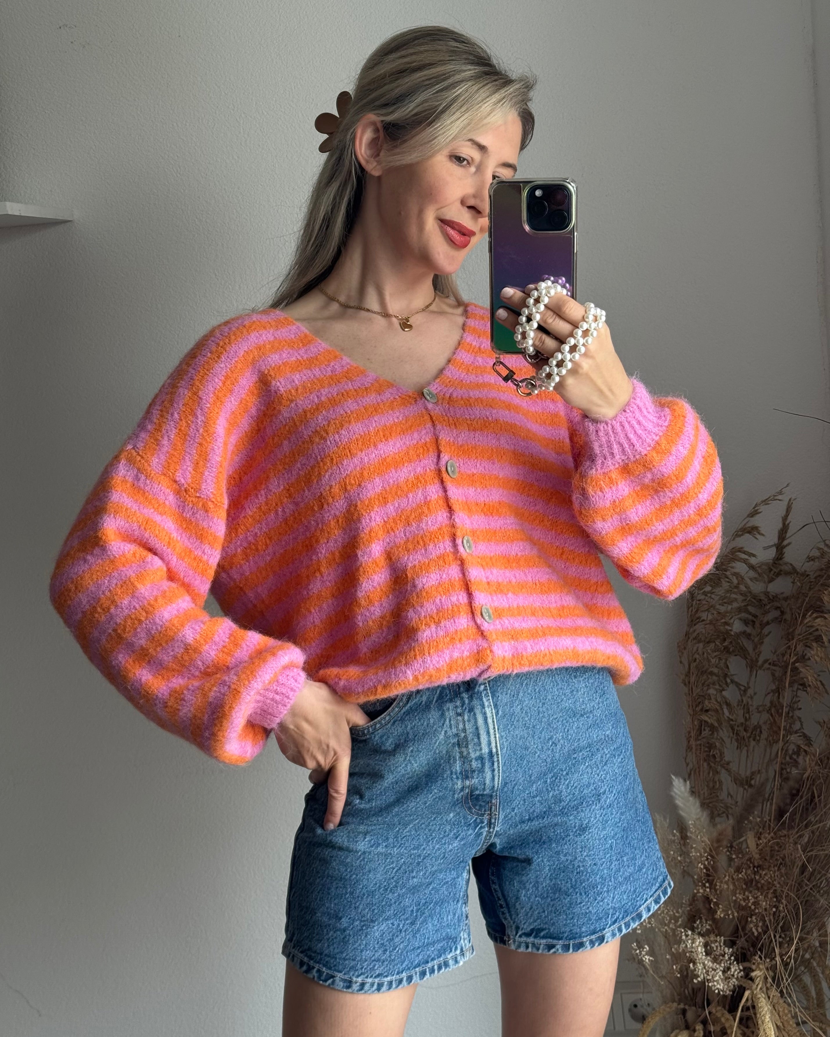Cardigan Orange Dream