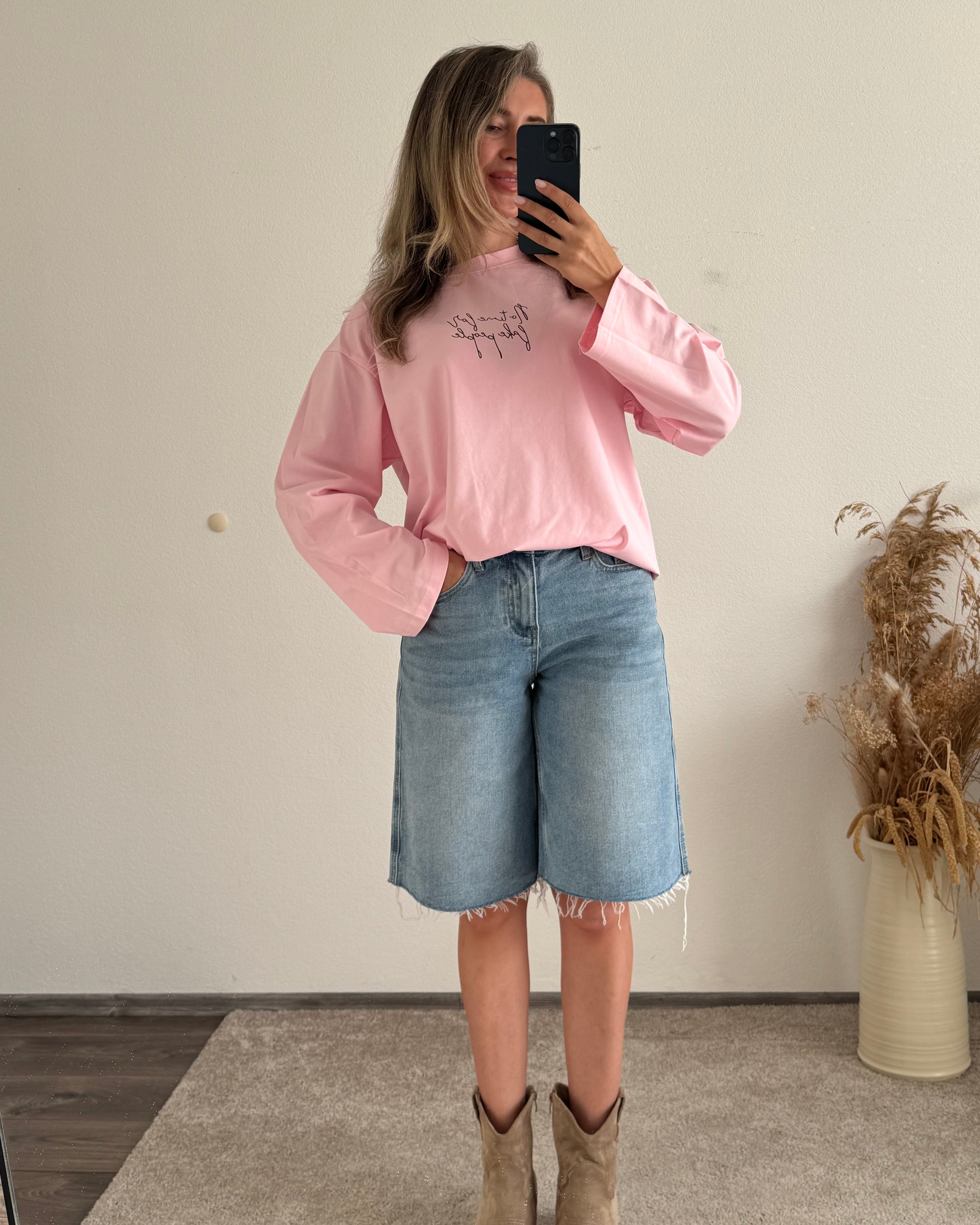 Oversize Shirt no time for fake people