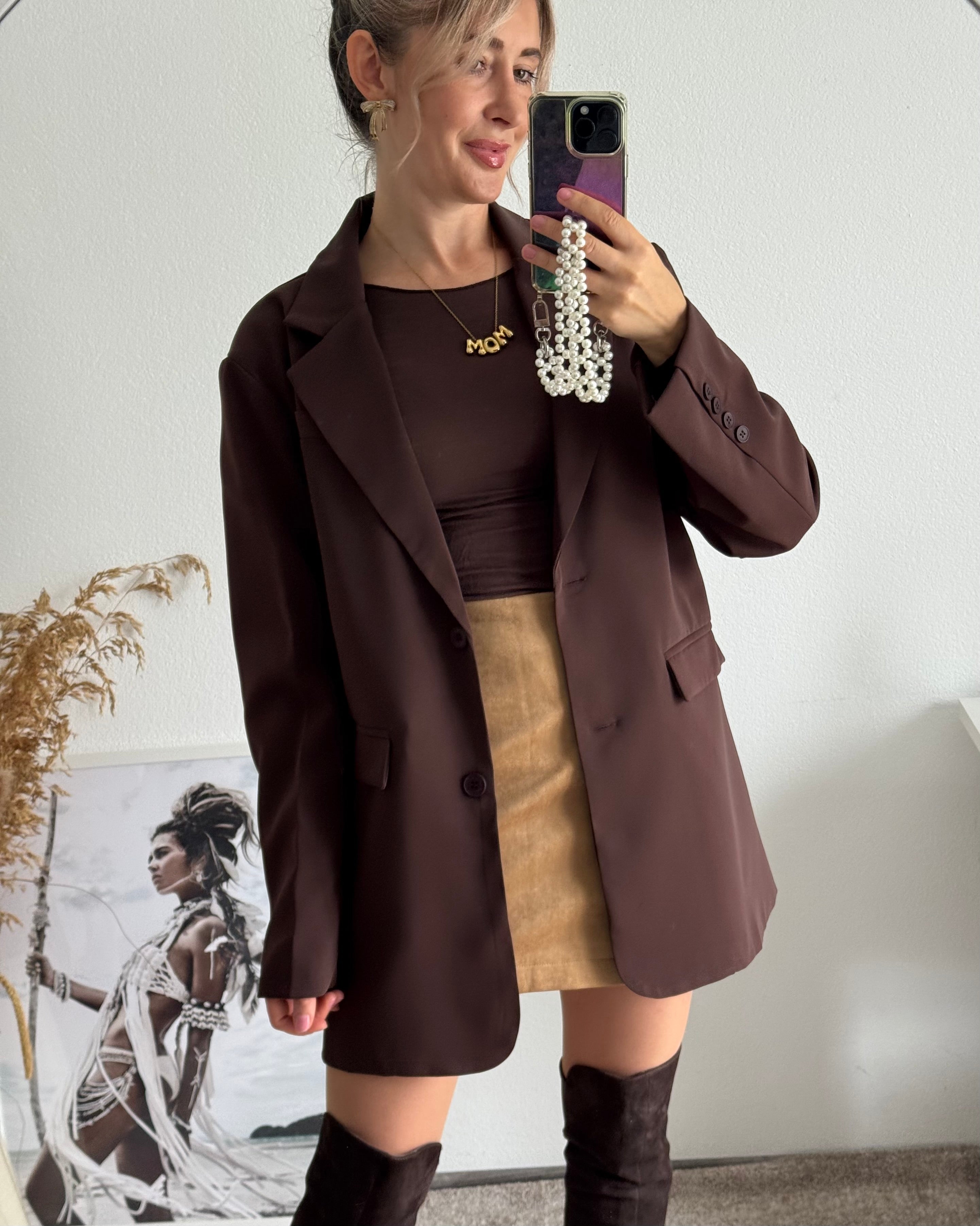 Rock Wildlederoptik CAMEL