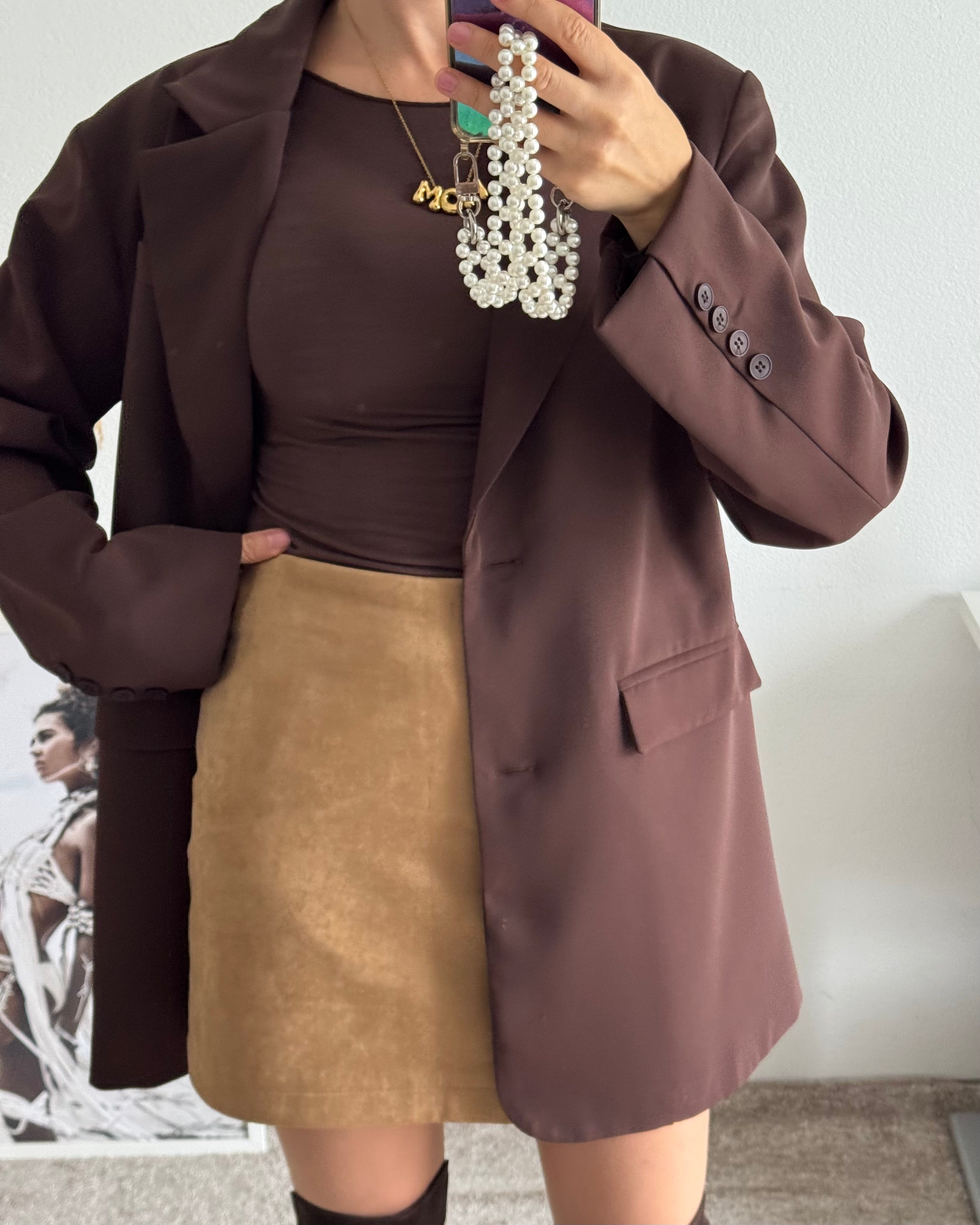 Rock Wildlederoptik CAMEL