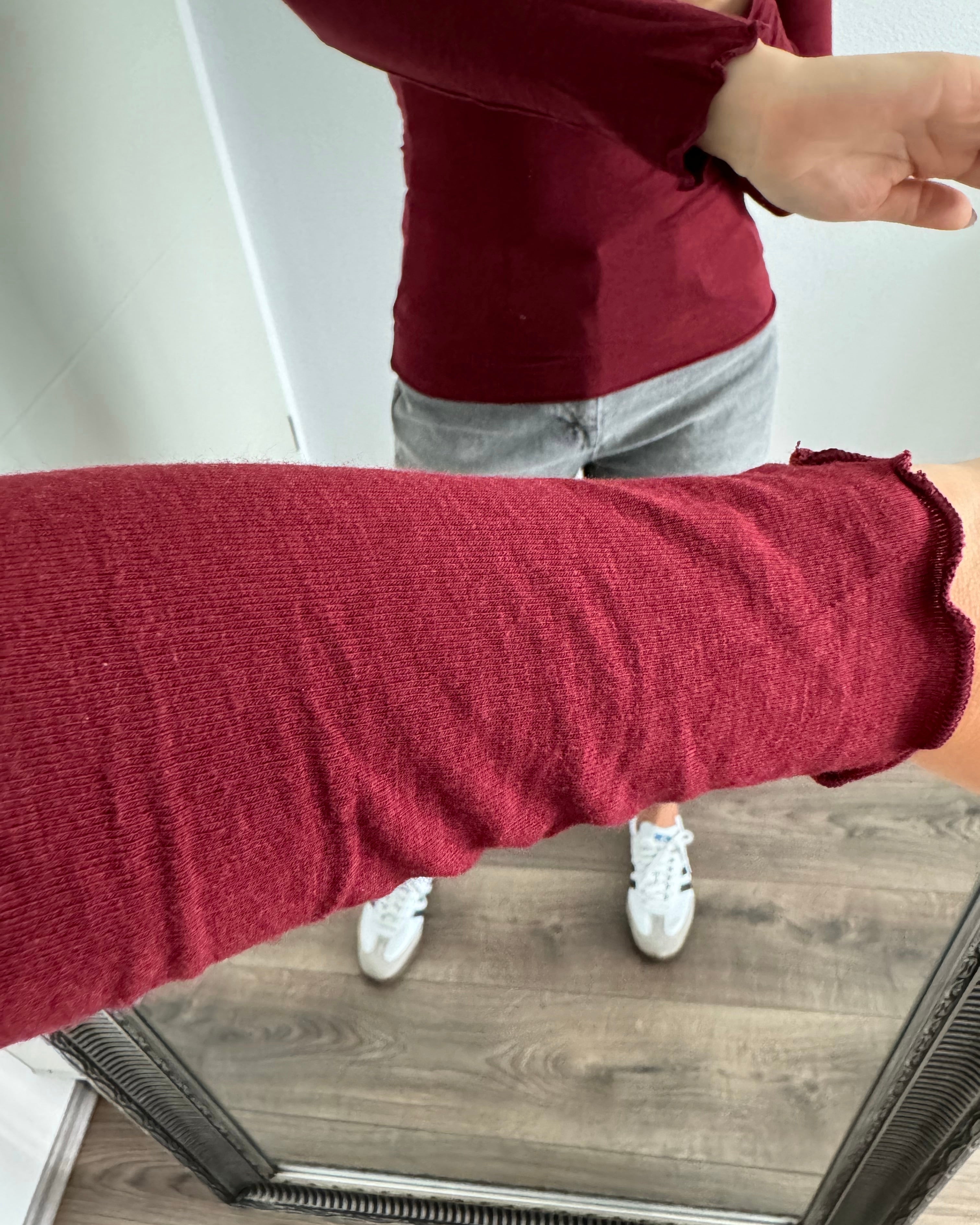 Supersoft & Stretchy Basictop BORDEAUX