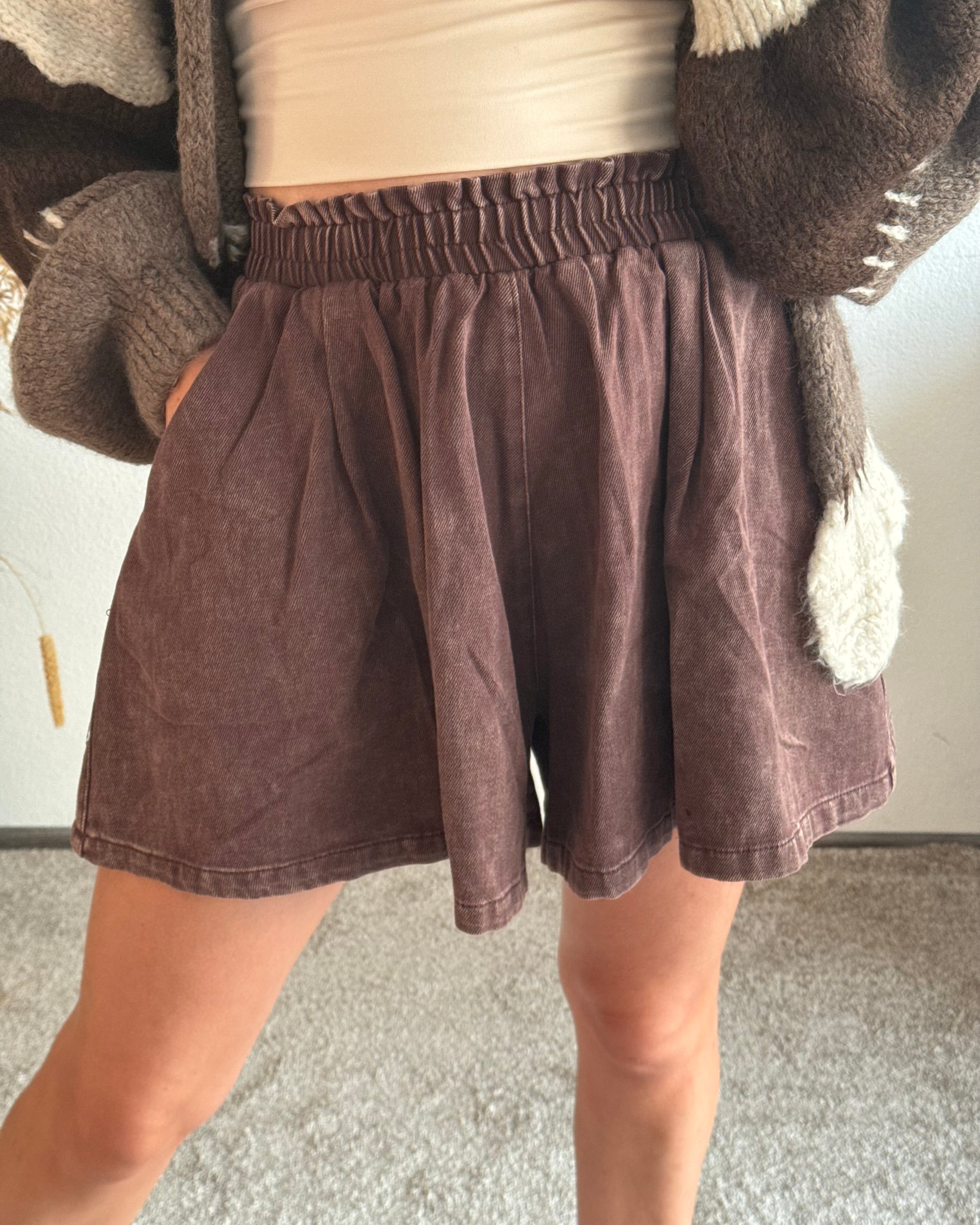 Jeans Shorts coffee