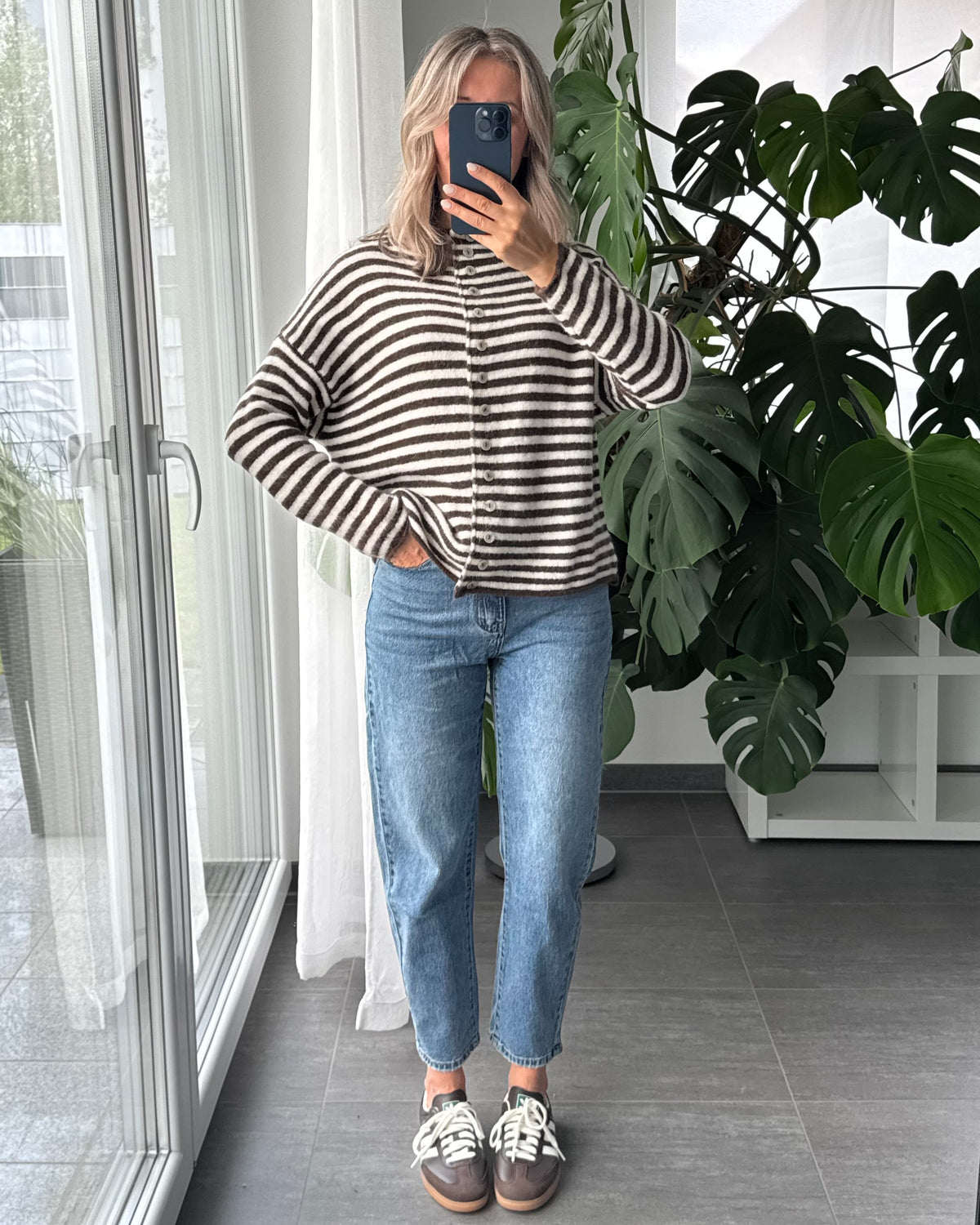 Cardigan Cozy Days Braun