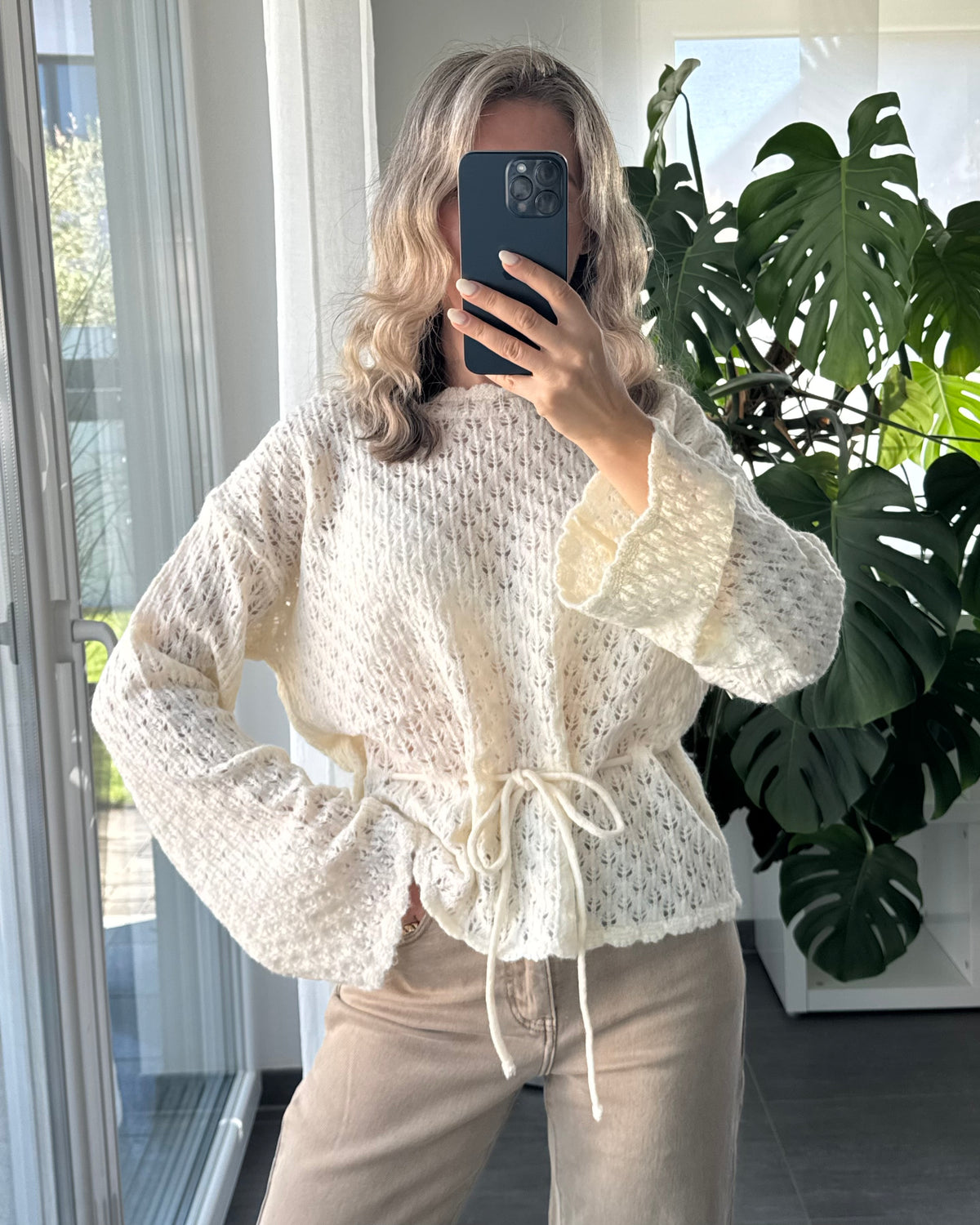 Strickpullover Elodie Creme