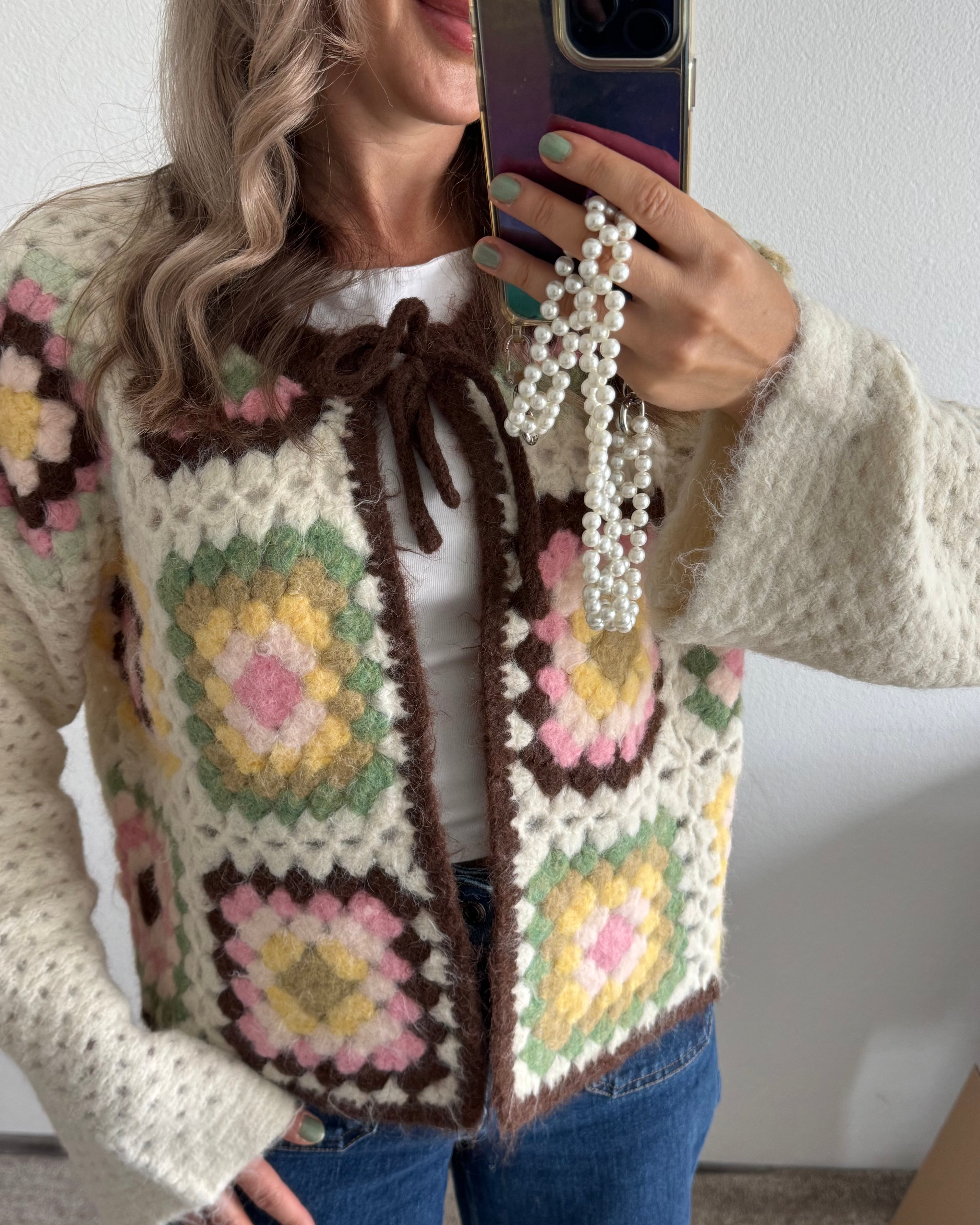 Crochet Cardigan Retro-Vibes