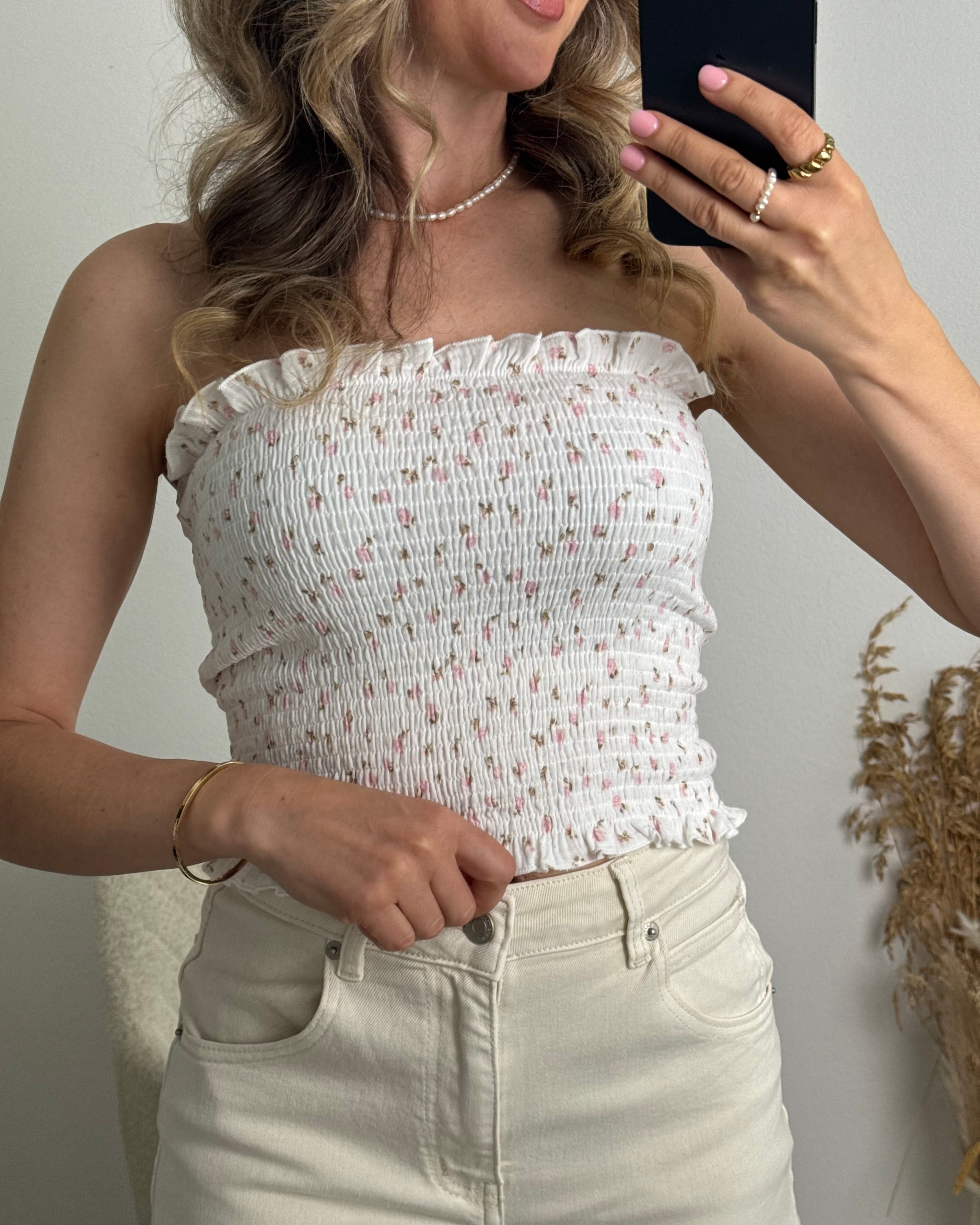 Cotton Ruffle Top