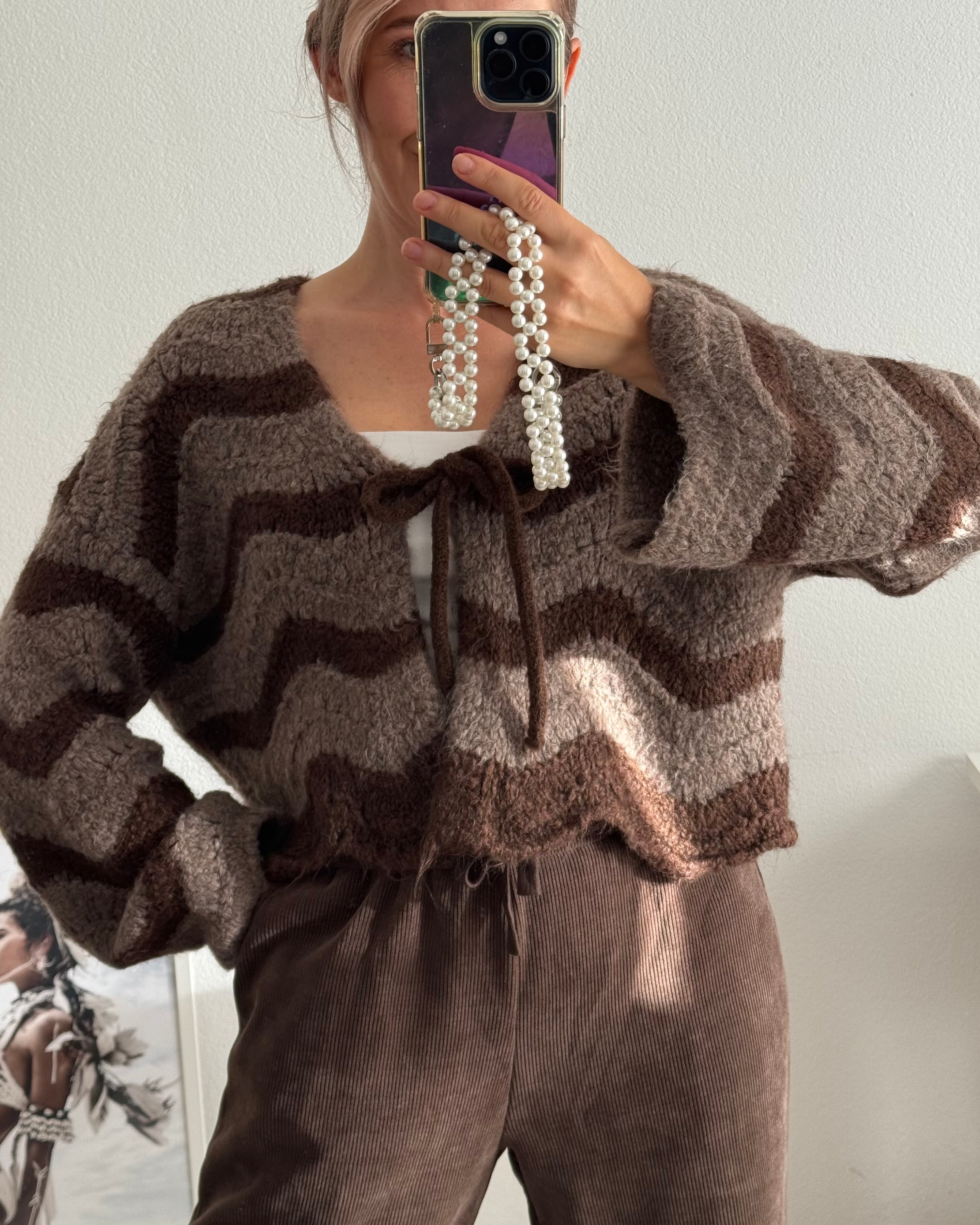 Cardigan mit Schleife WAVE