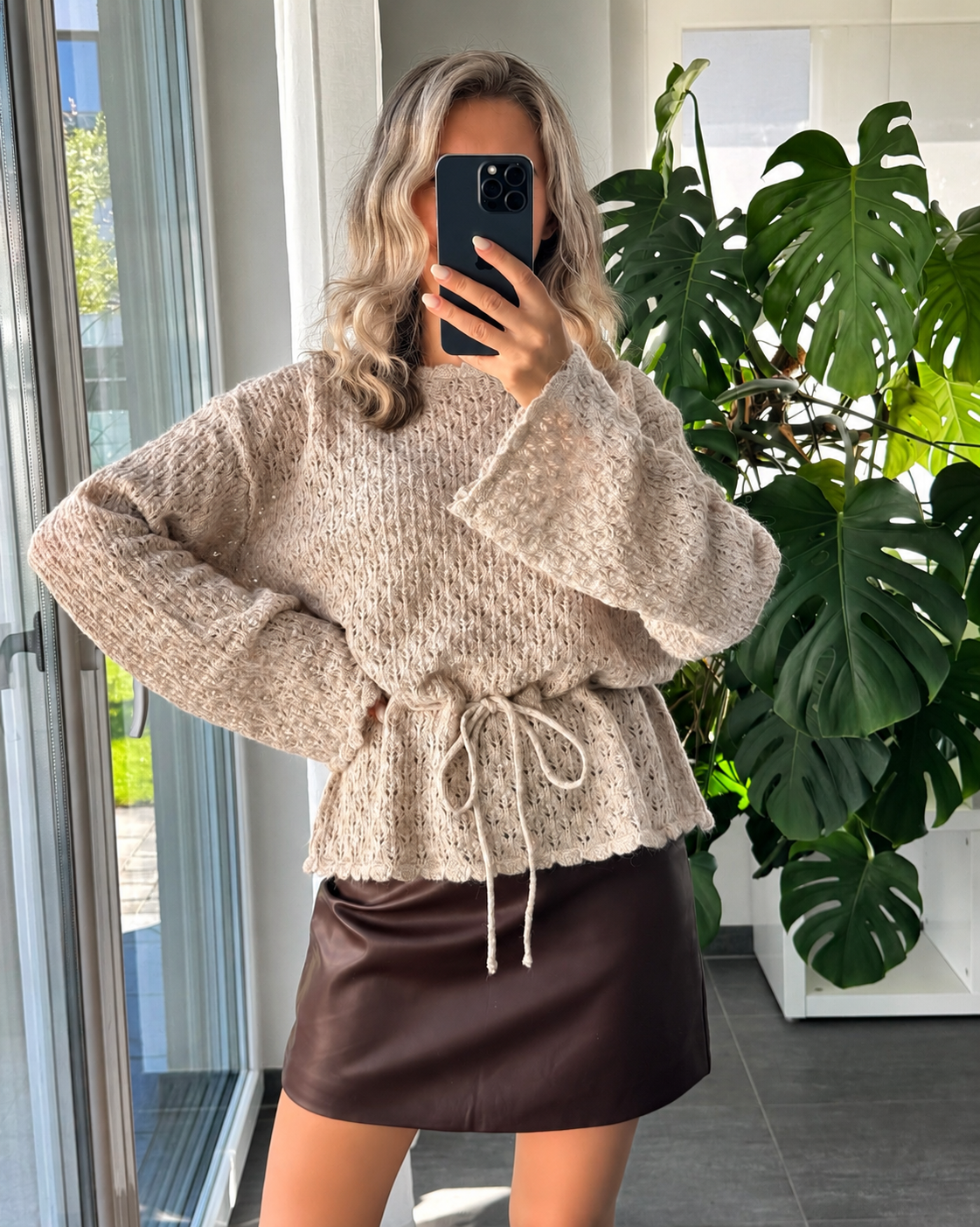 Strickpullover Elodie Taupe