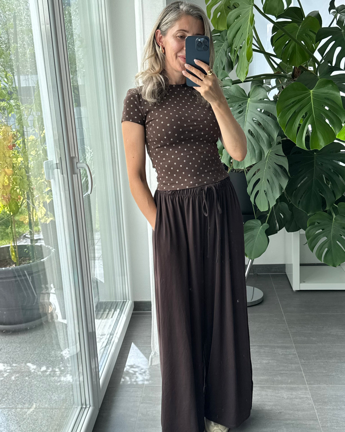 Basic Viskosehose braun