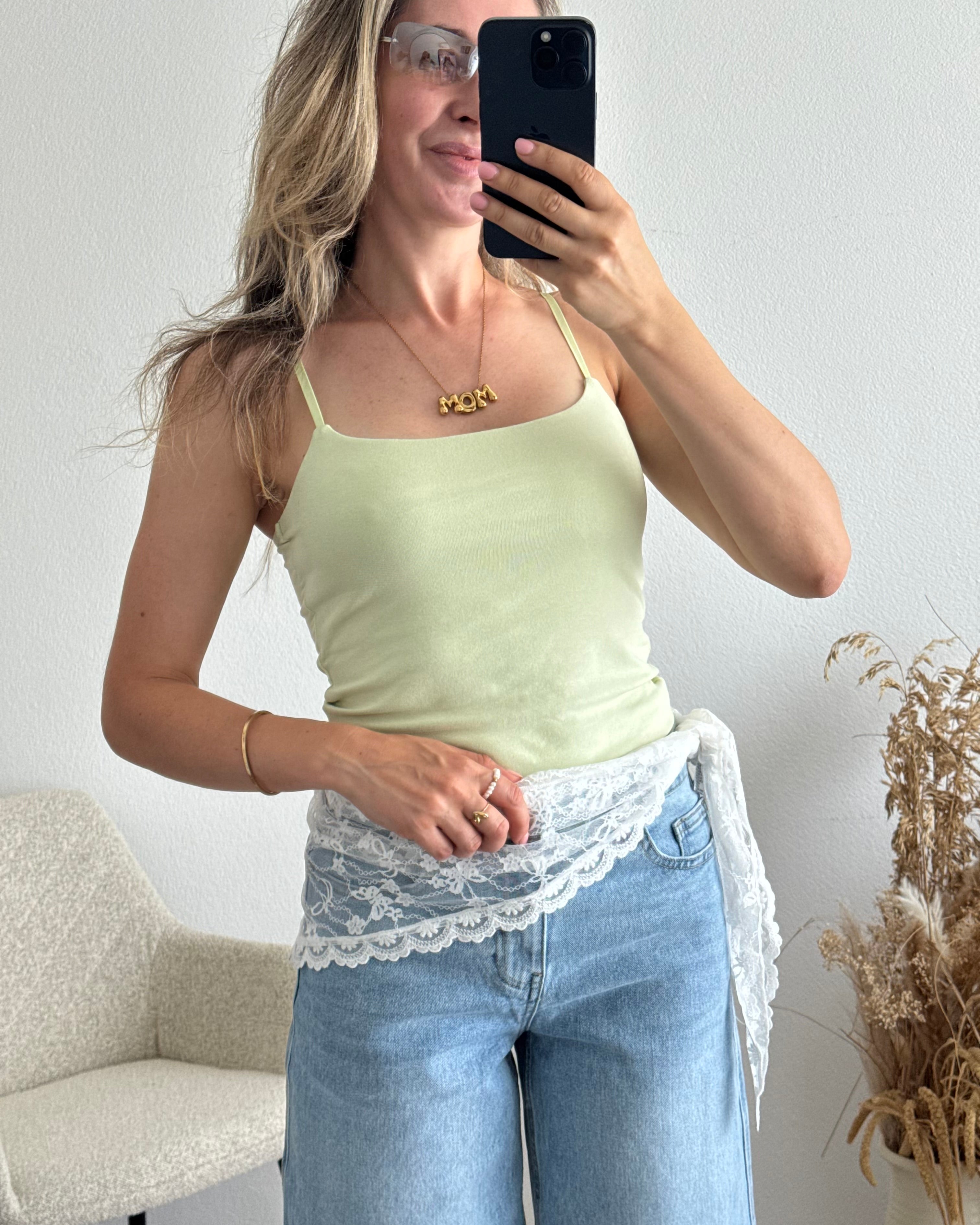 Tuch spitze weiß