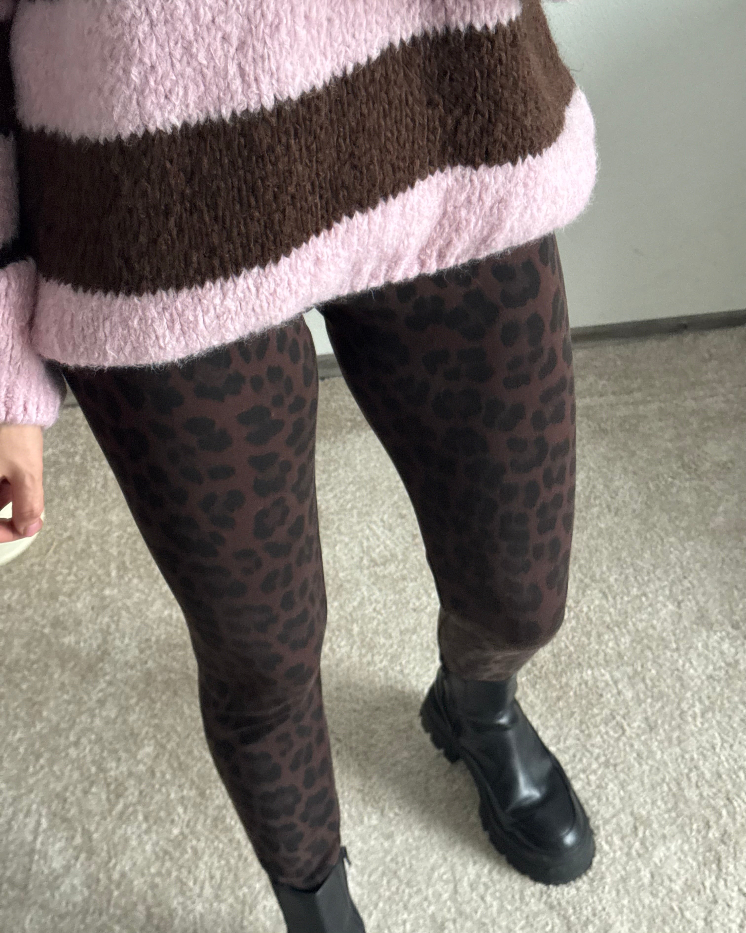 DICKERE LEO LEGGINGS BRAUN SCHWARZ