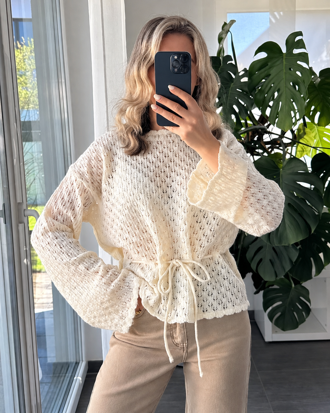 Strickpullover Elodie Creme