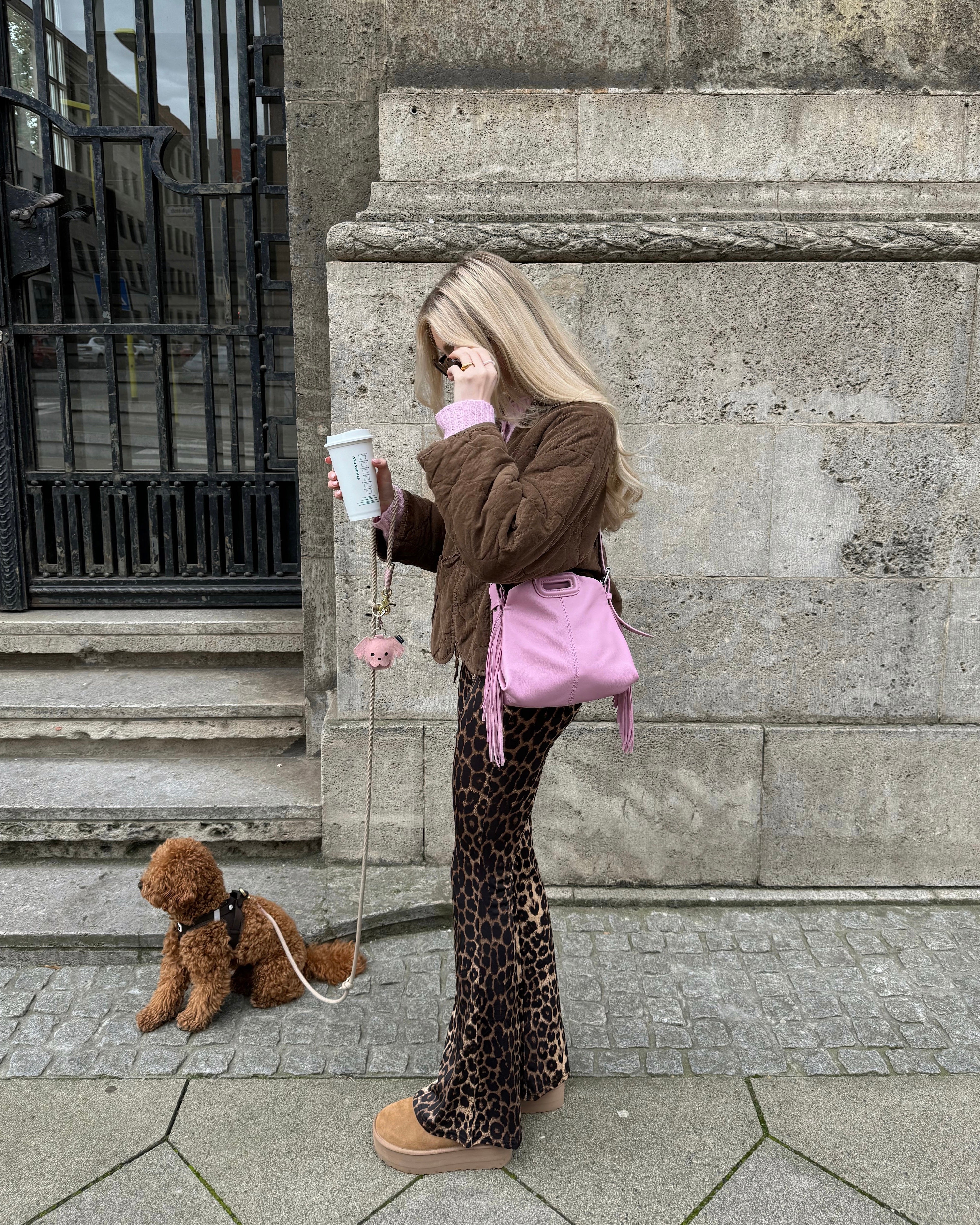 Leggings mit Schlag Leo Vibes