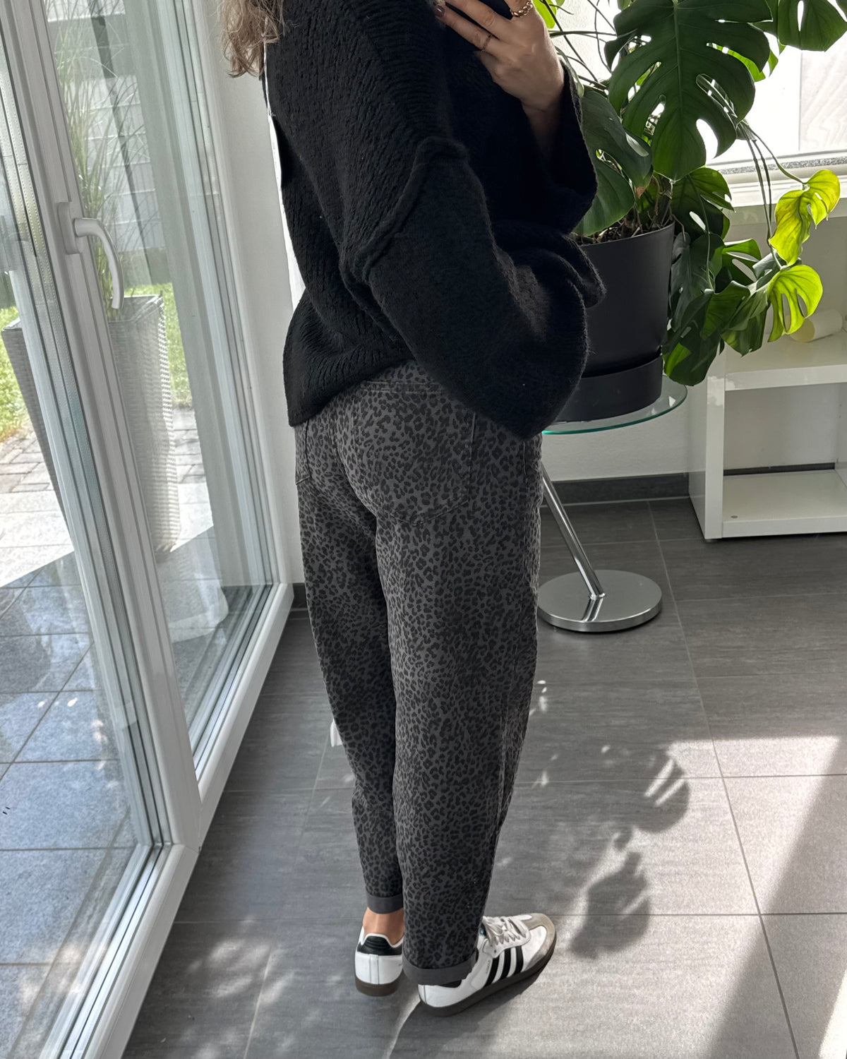 Stretch Balloon Jeans Leo Dark Grey