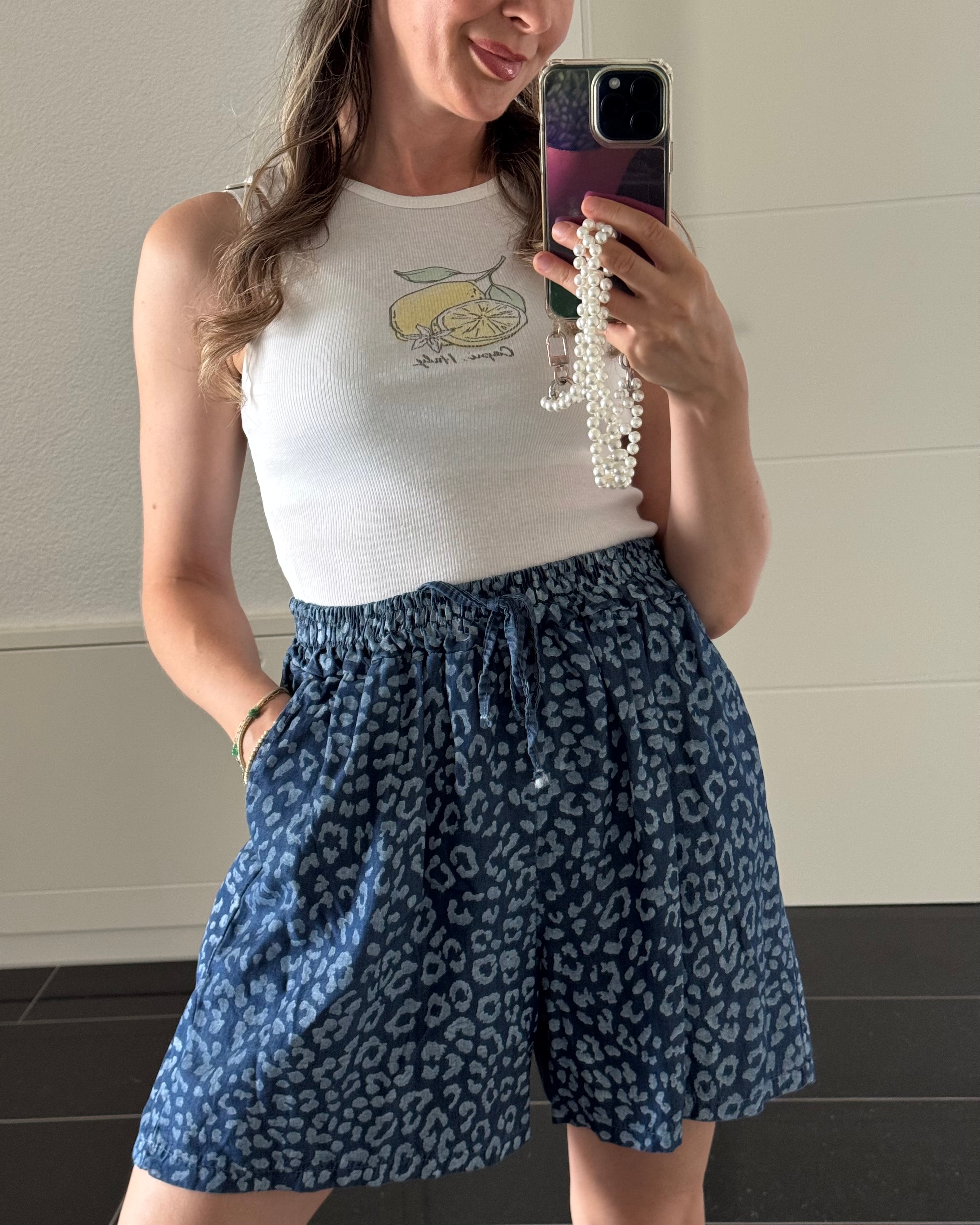 EINZELTEIL Shorts Denimlook  VOM UMTAUSCH AUSGESCHLOSSEN
