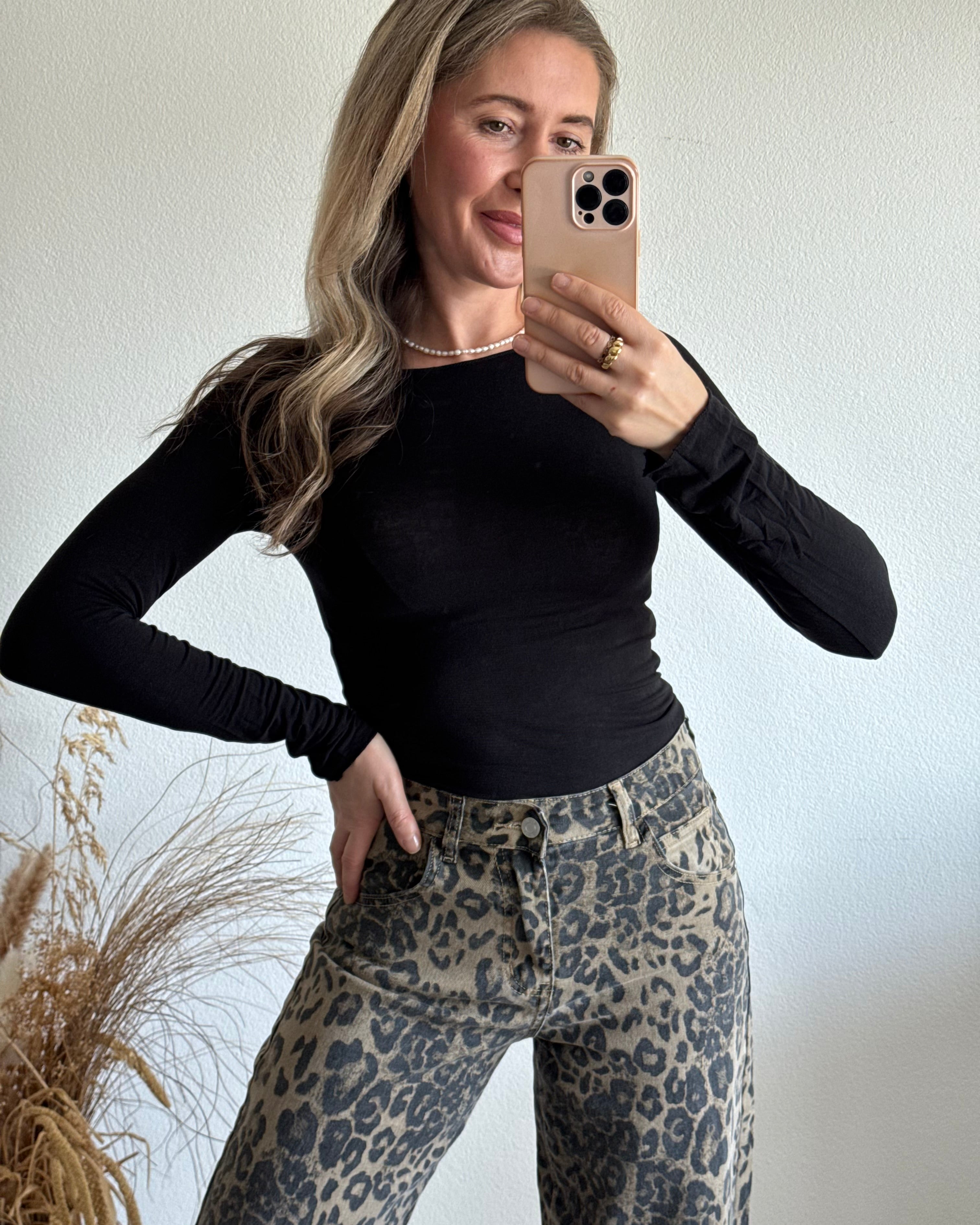 Supersoft & Stretchy Basictop SCHWARZ