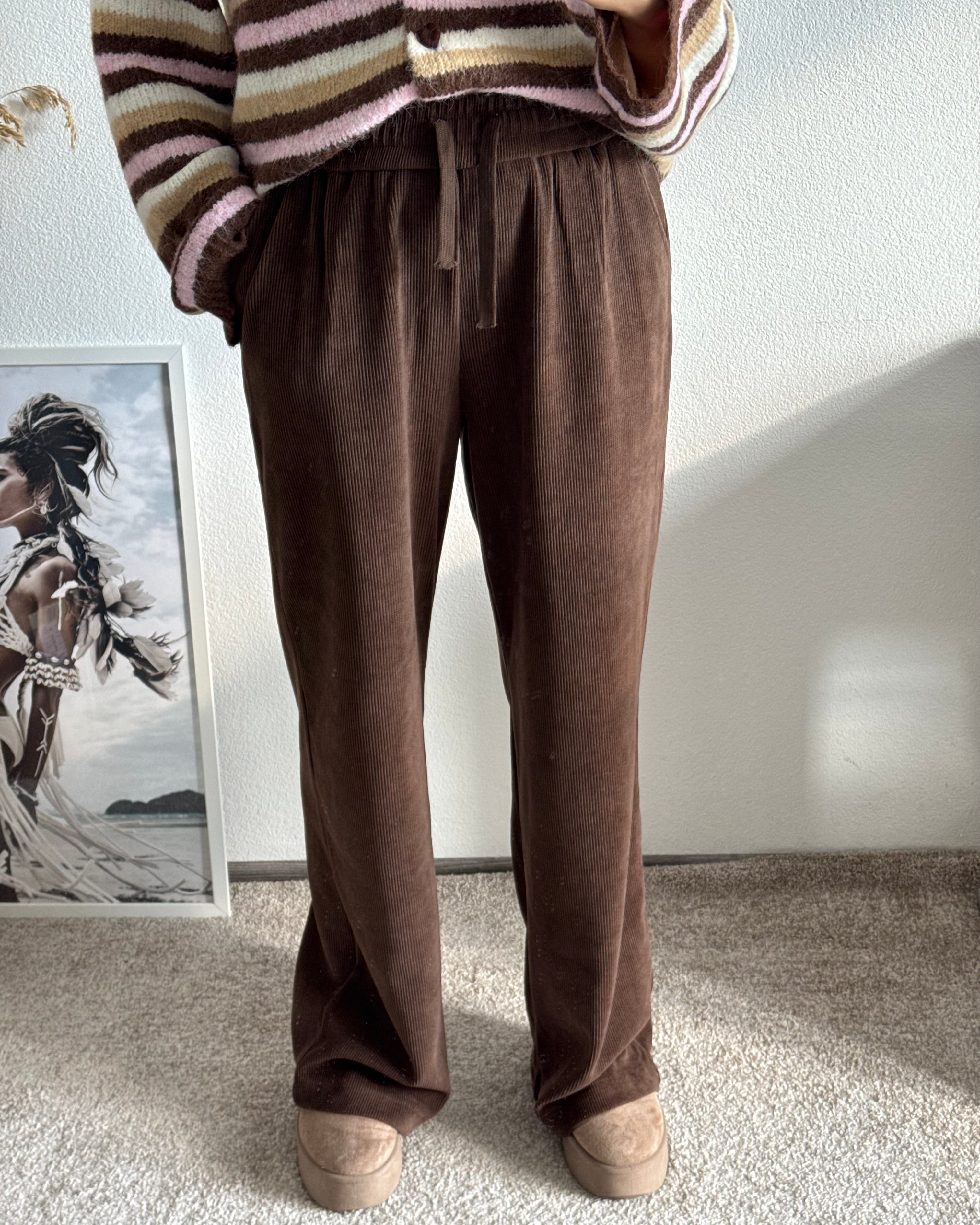 Cordhose SCHOKOBRAUN