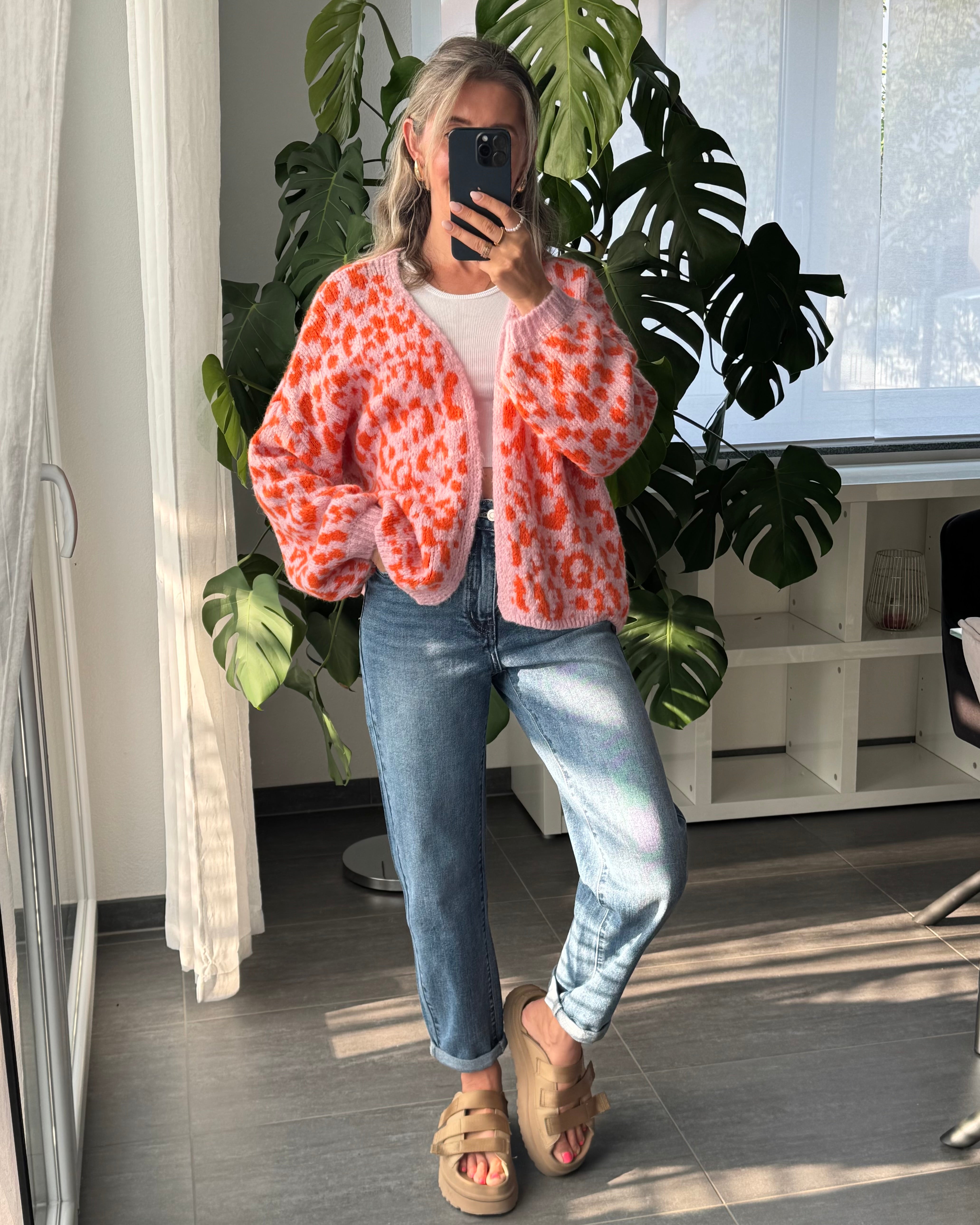 MOM JEANS Dunkelblau