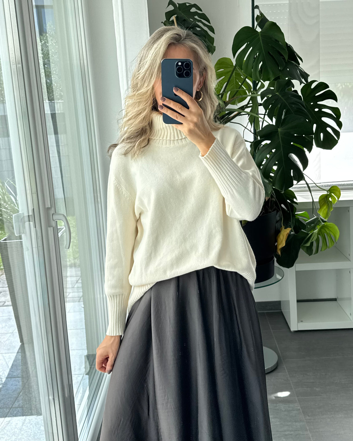 Rollkragenpullover Soft Turtleneck Off White