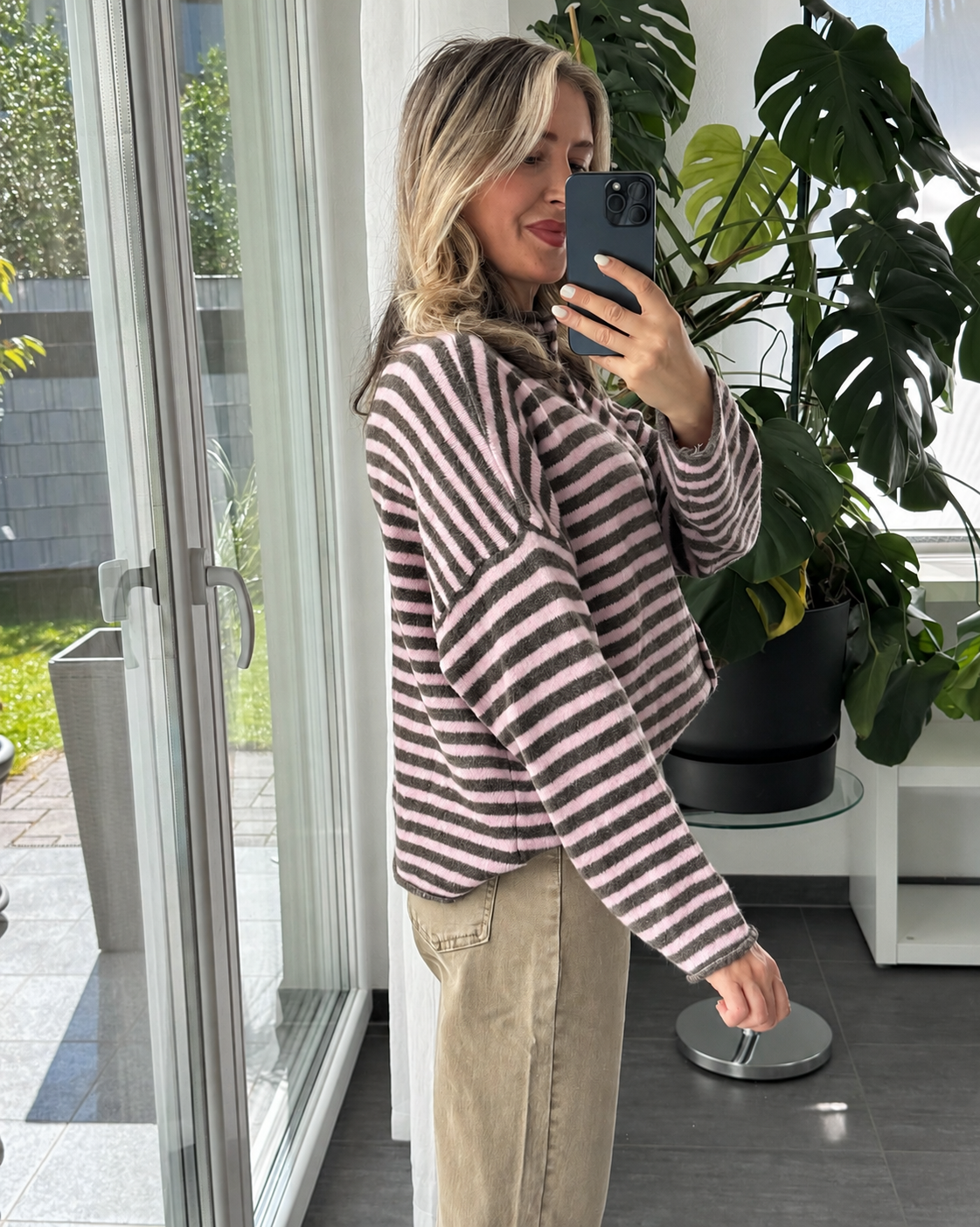 Cardigan Cozy Days Taupe rosa