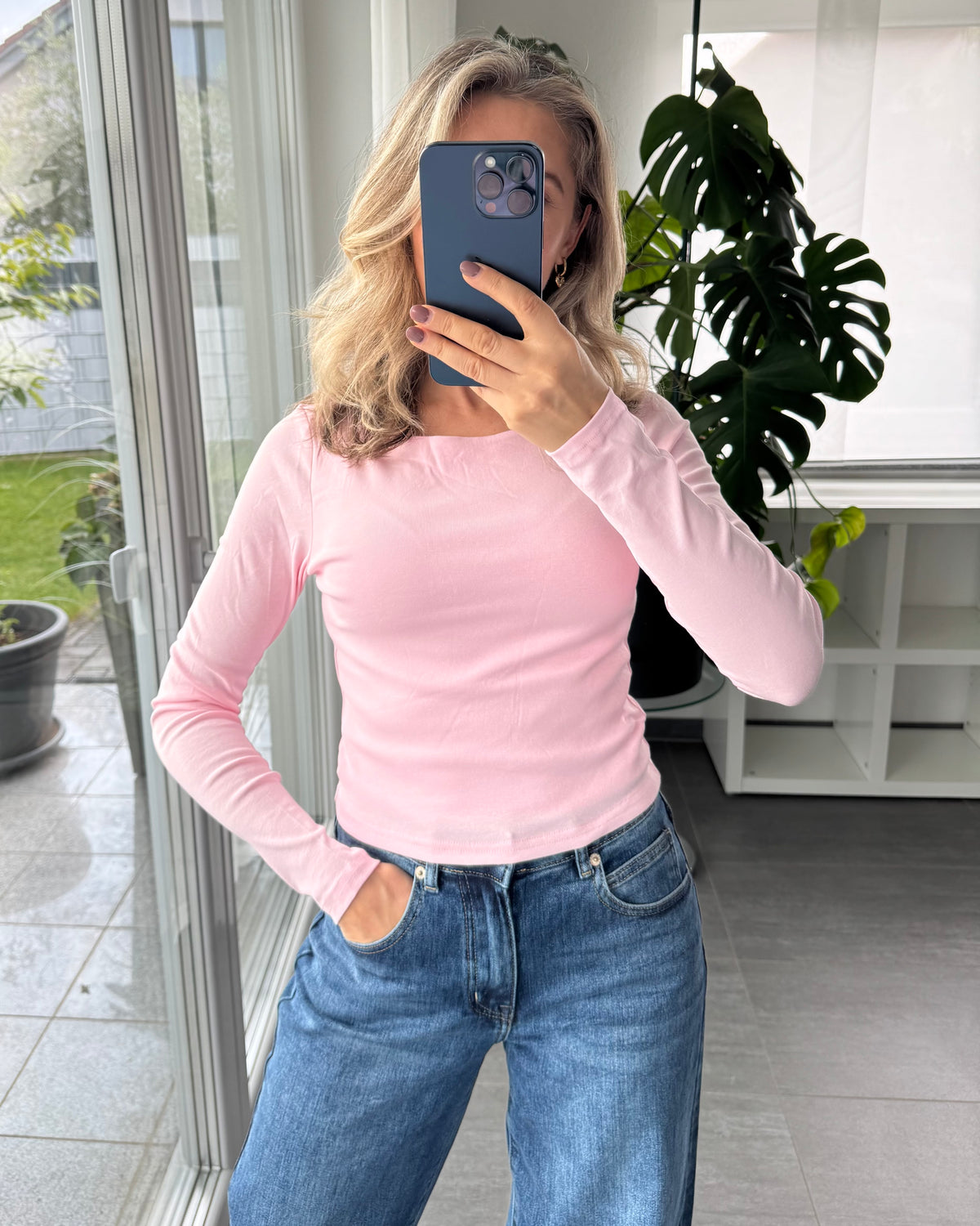 Basic Longsleeve Rosa