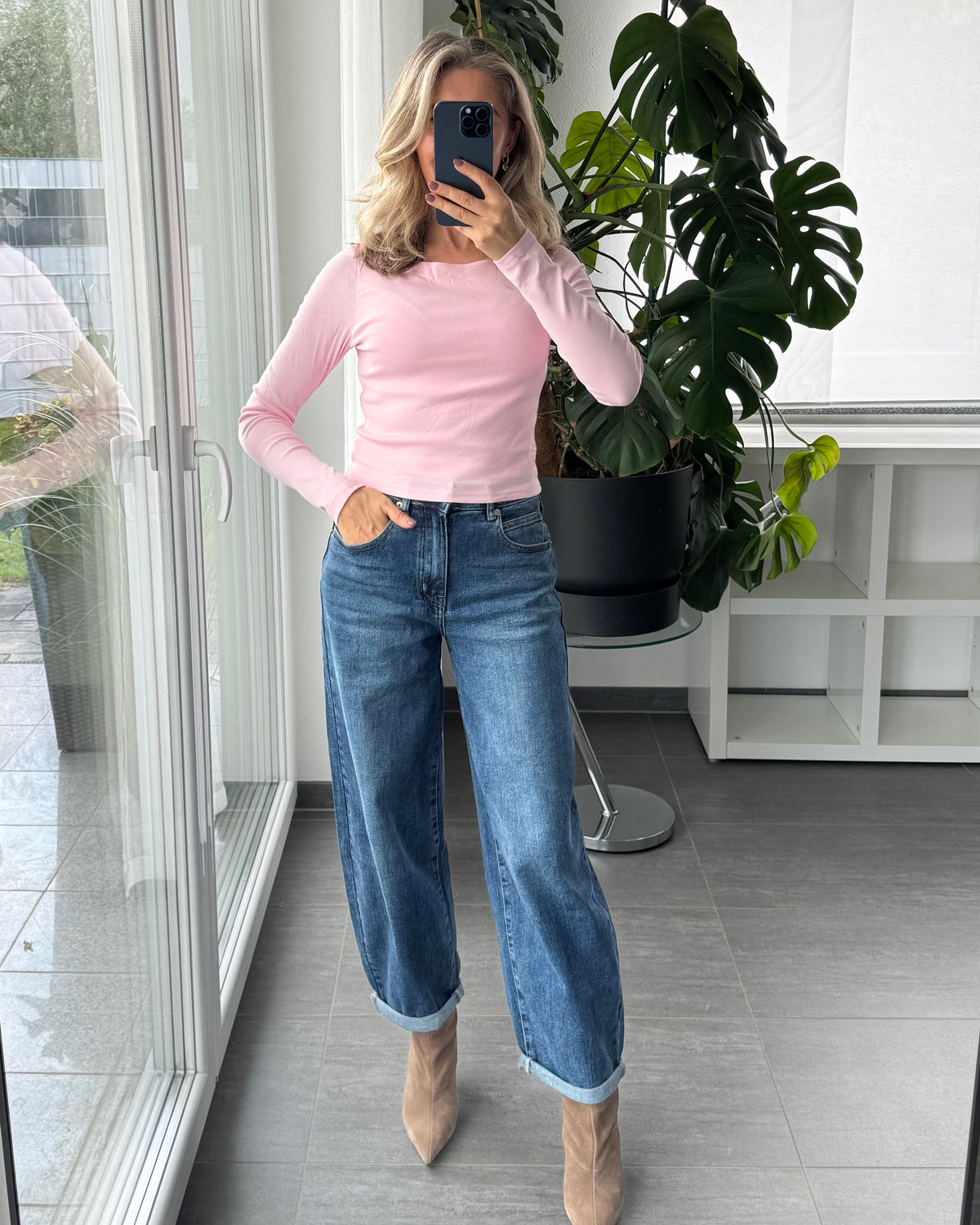 Basic Longsleeve Rosa
