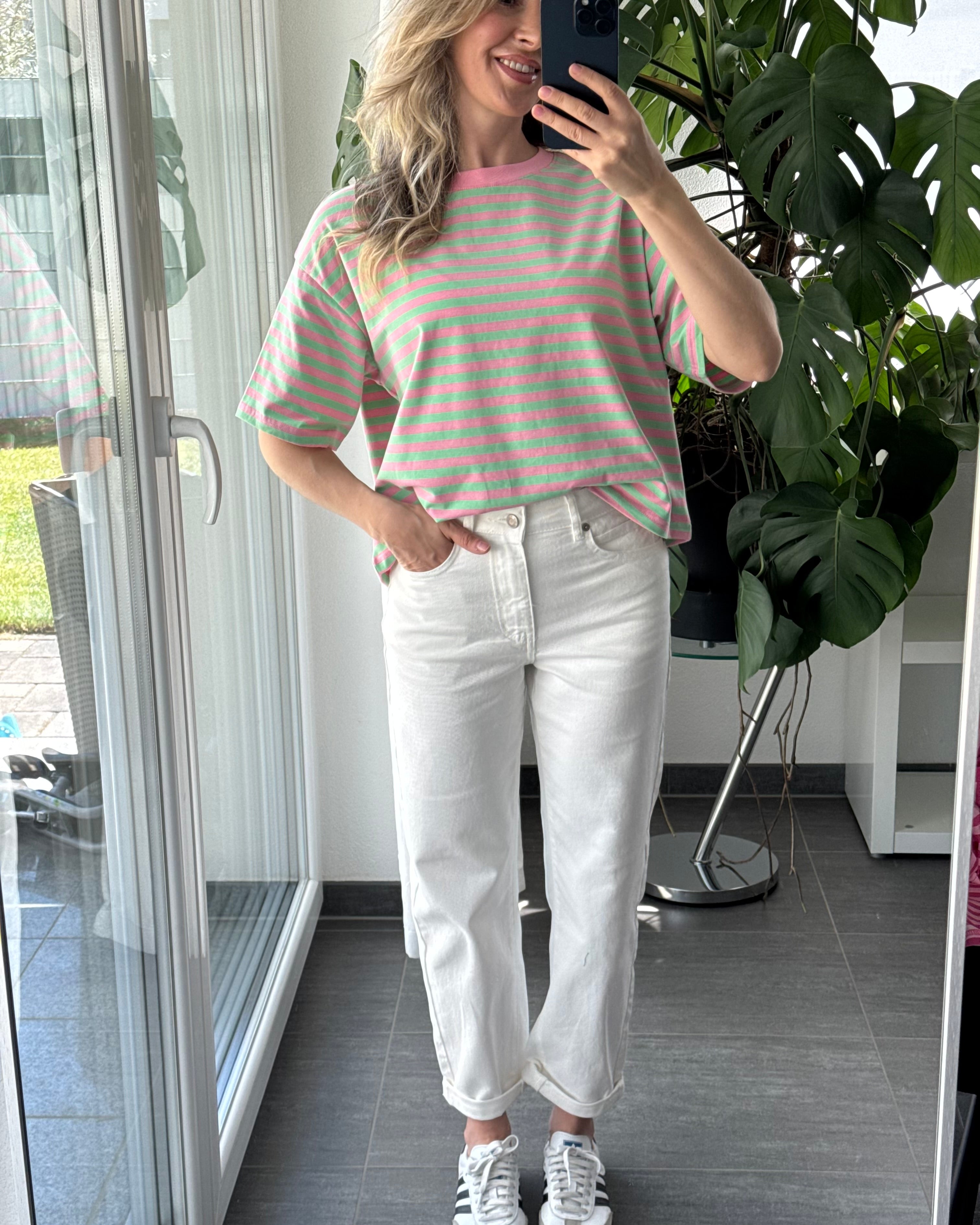 MOM JEANS Weiß