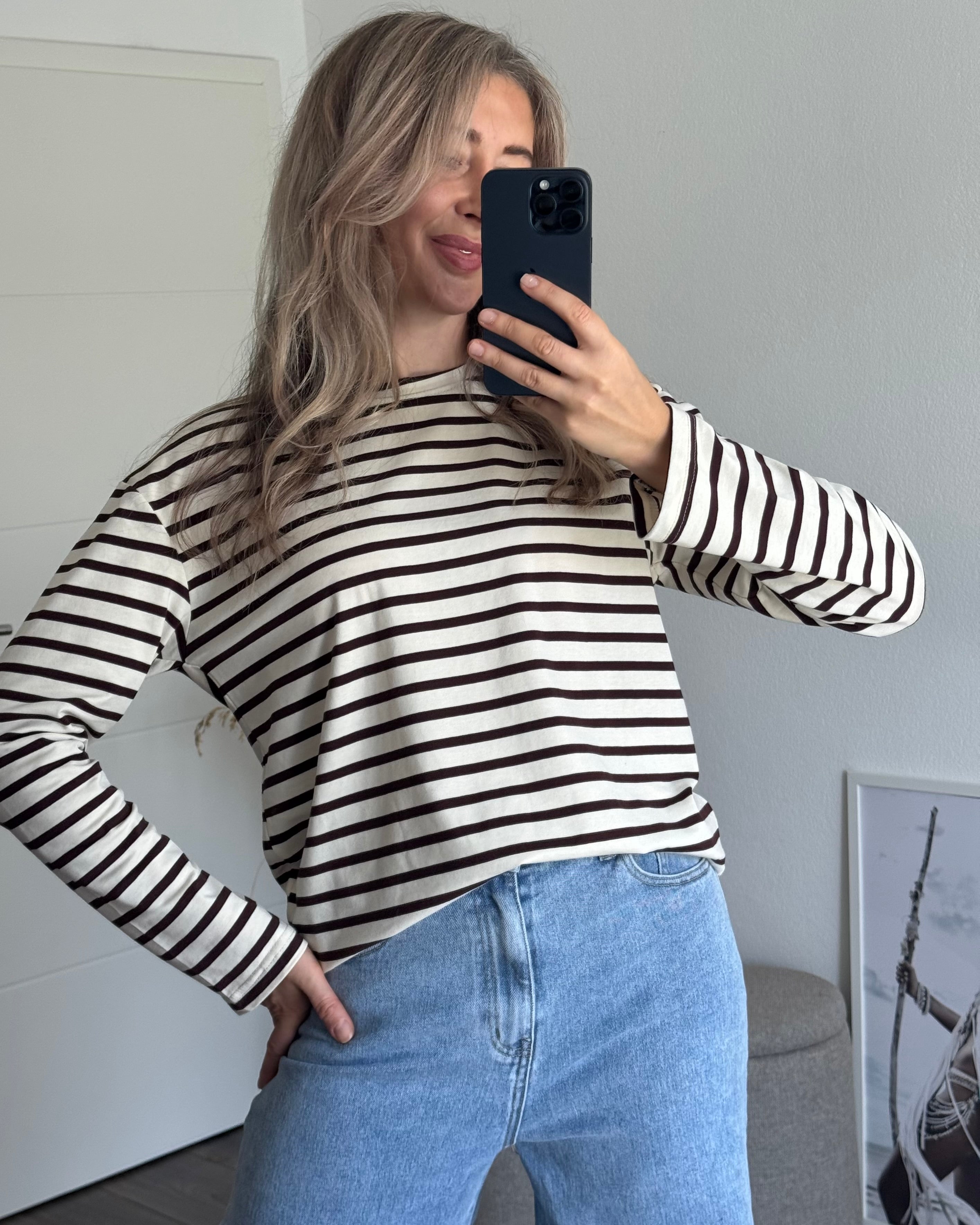 Shirt Everyday Braun gestreift