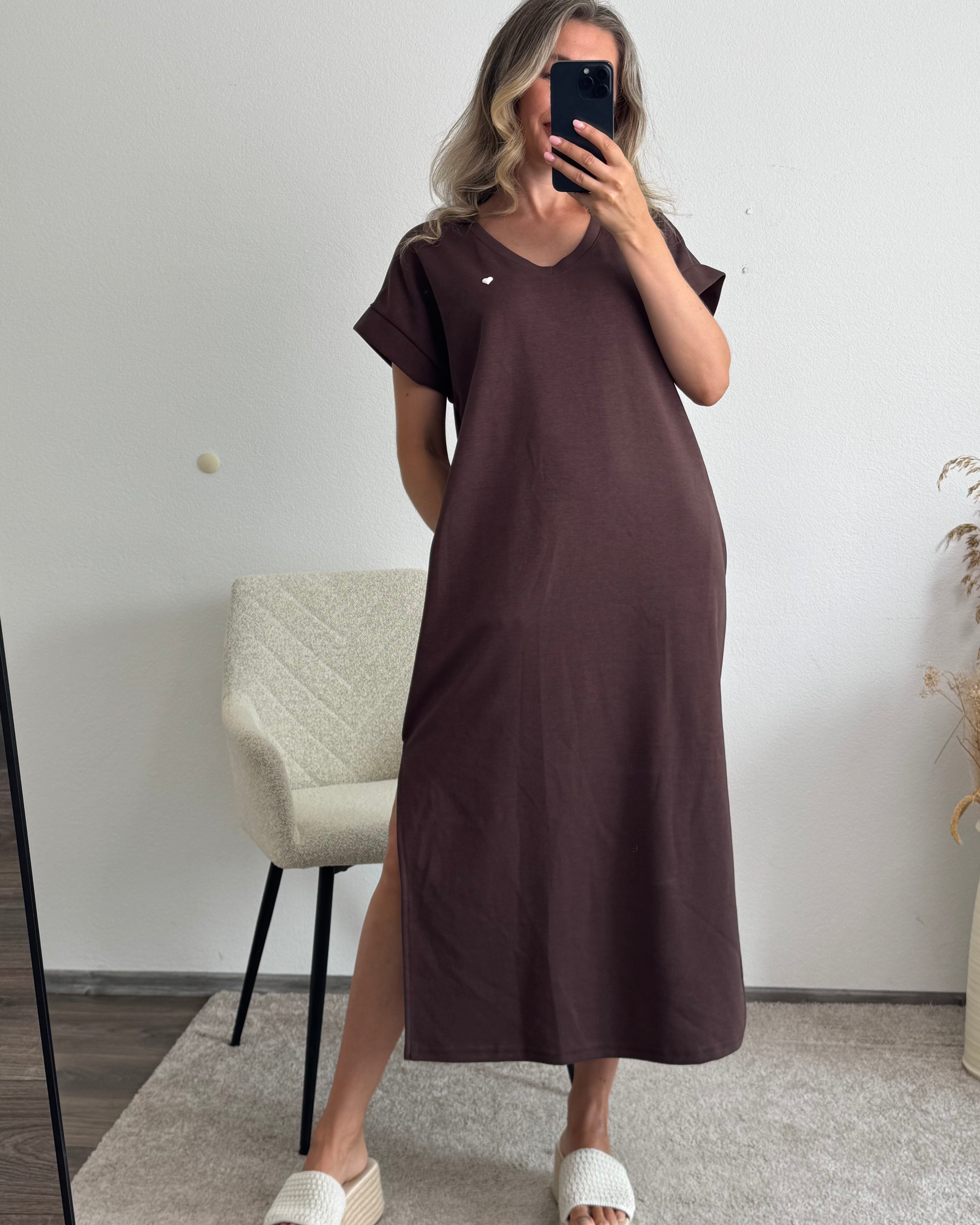 Oversize Kleid Lana braun