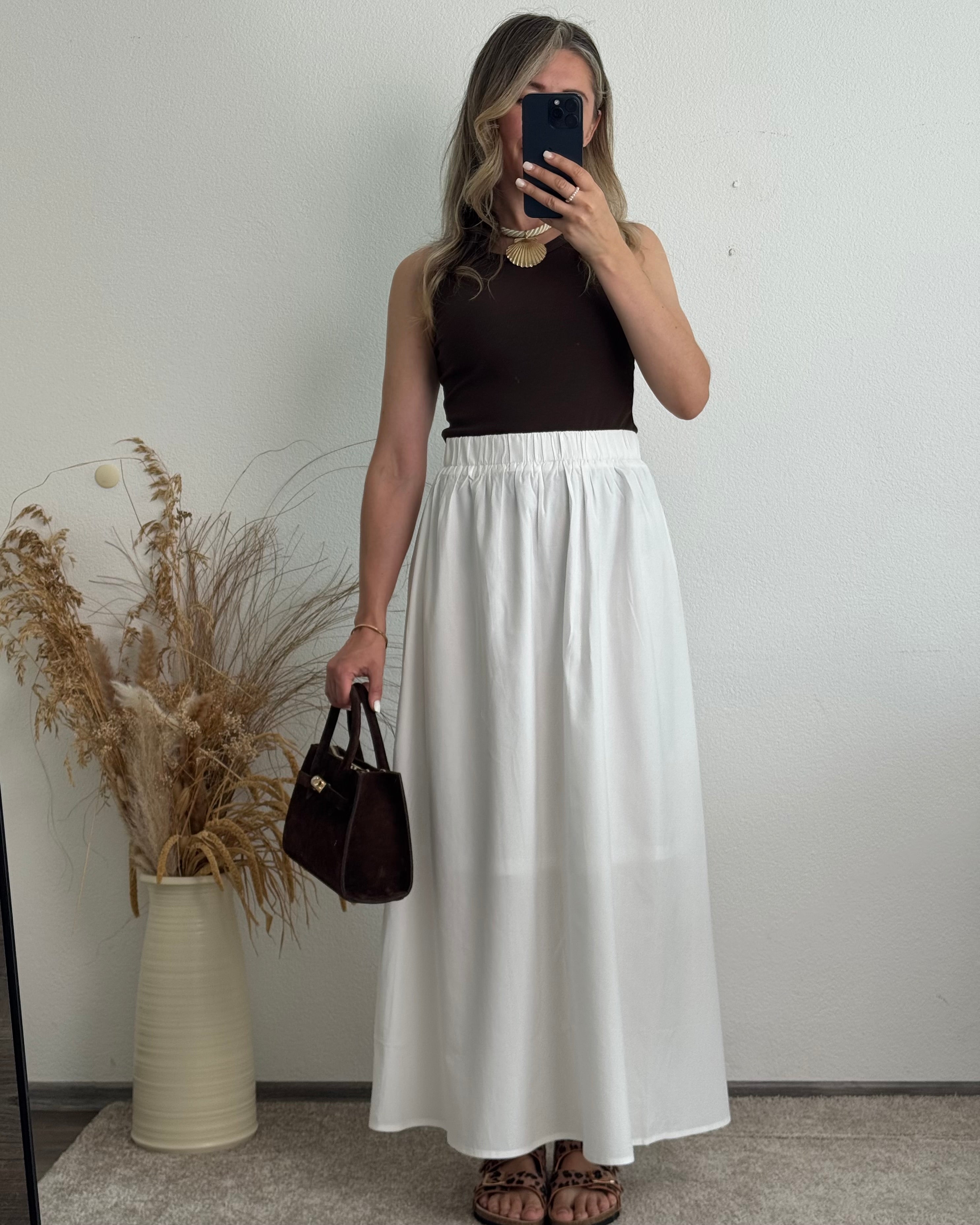 Maxi-Summerskirt weiß