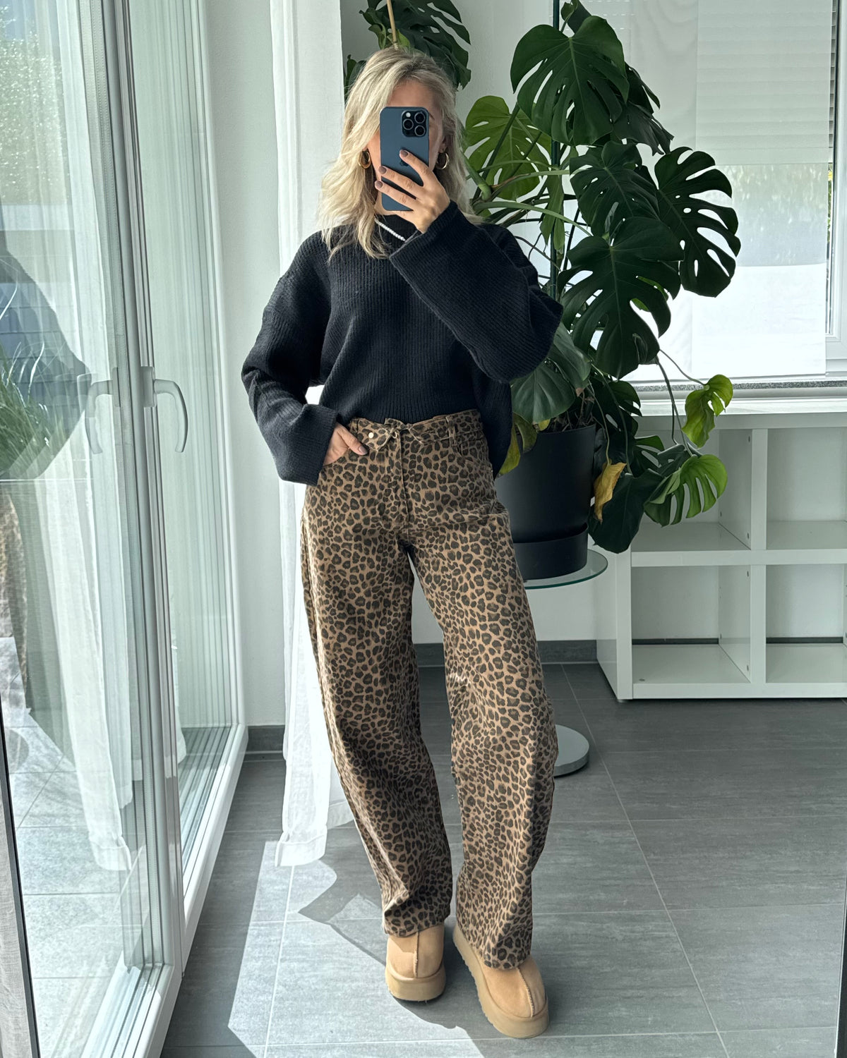 Strickpullover Cozy Black