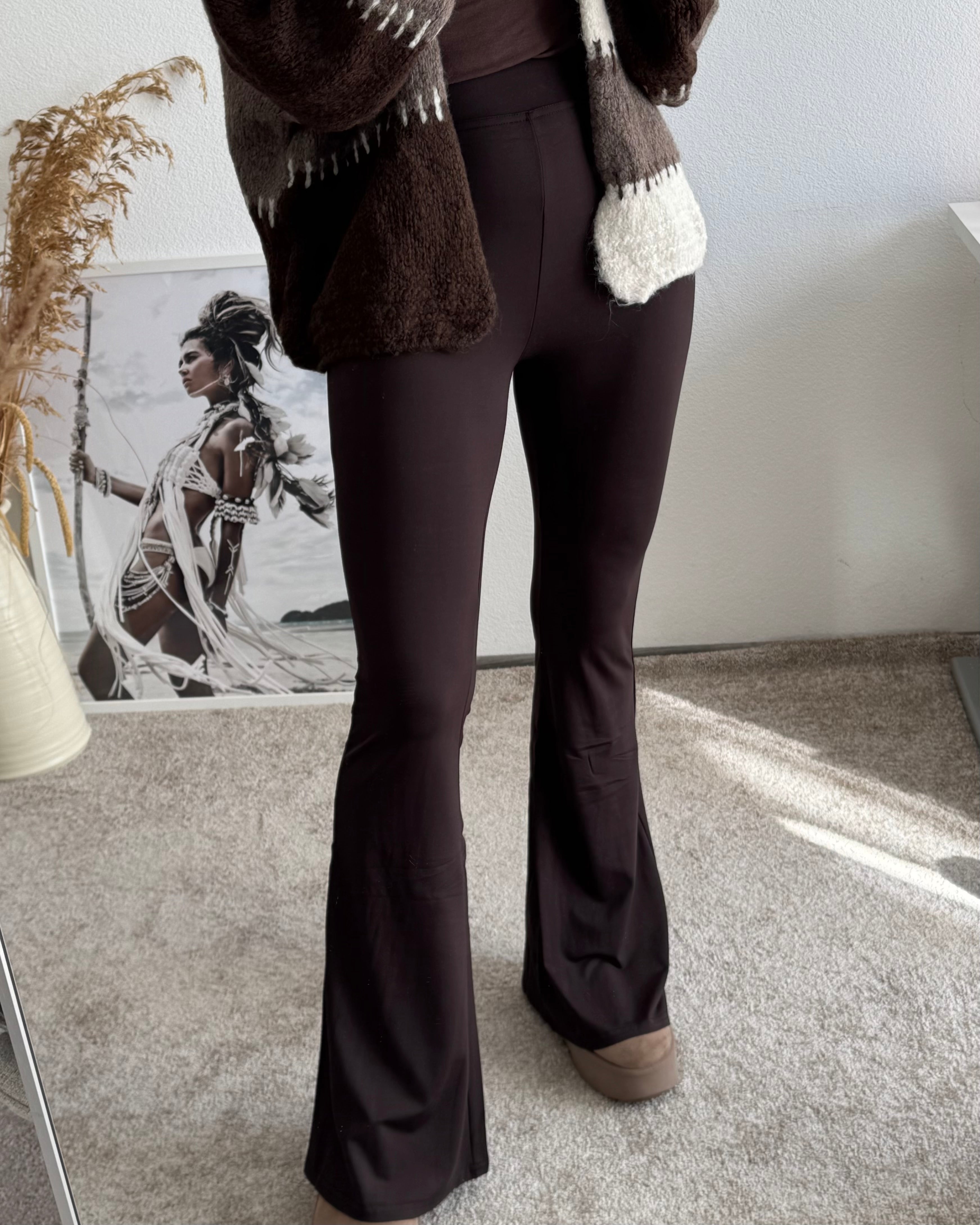 Leggings mit Schlag Leo Vibes