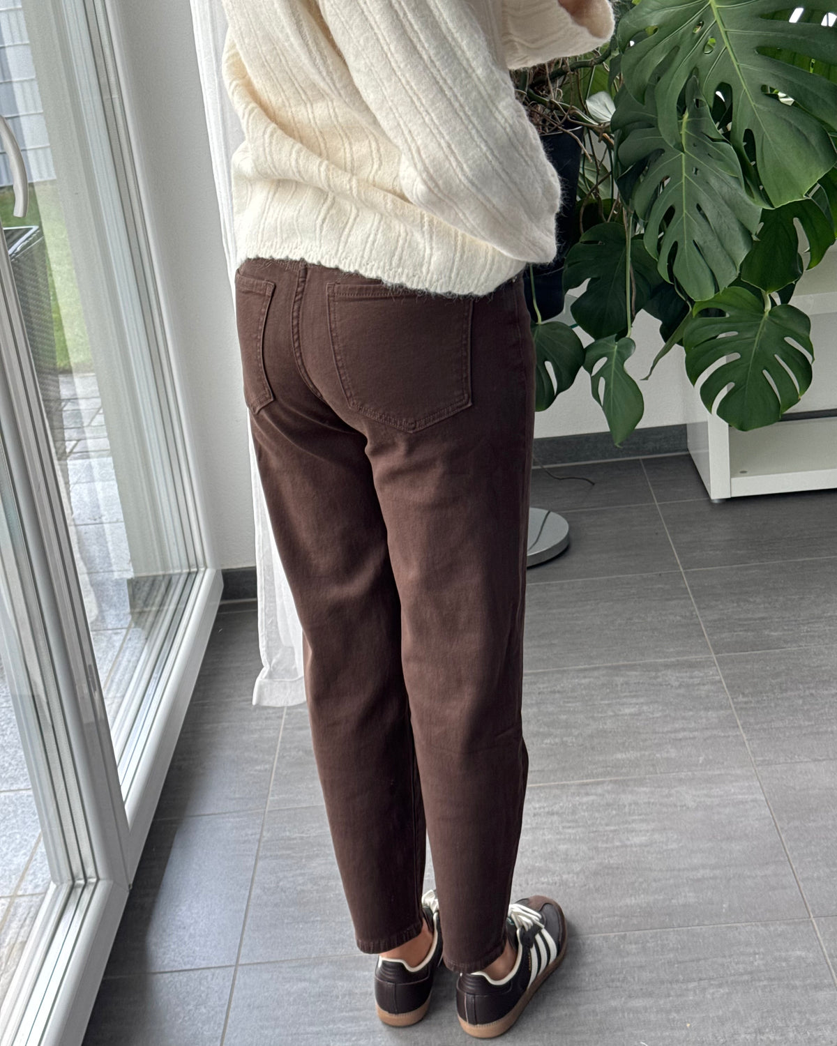 Mom Jeans Daily Chic braun